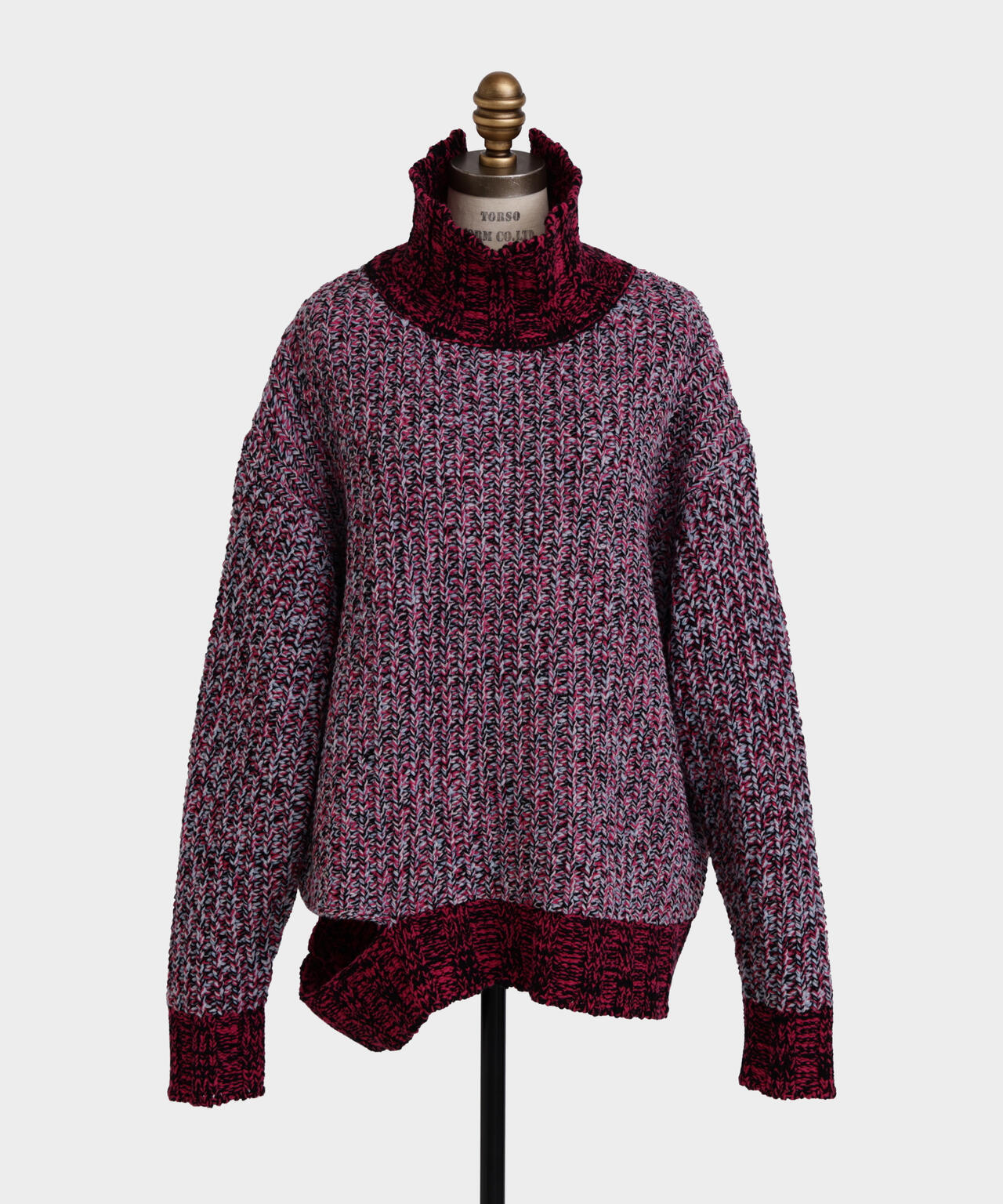 Mixed Color Yarn Pullover