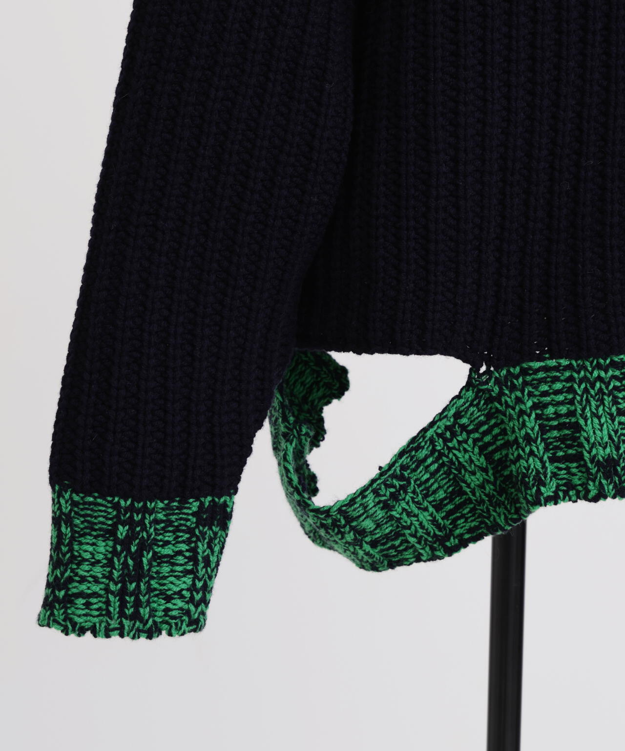 Mixed Color Yarn Pullover