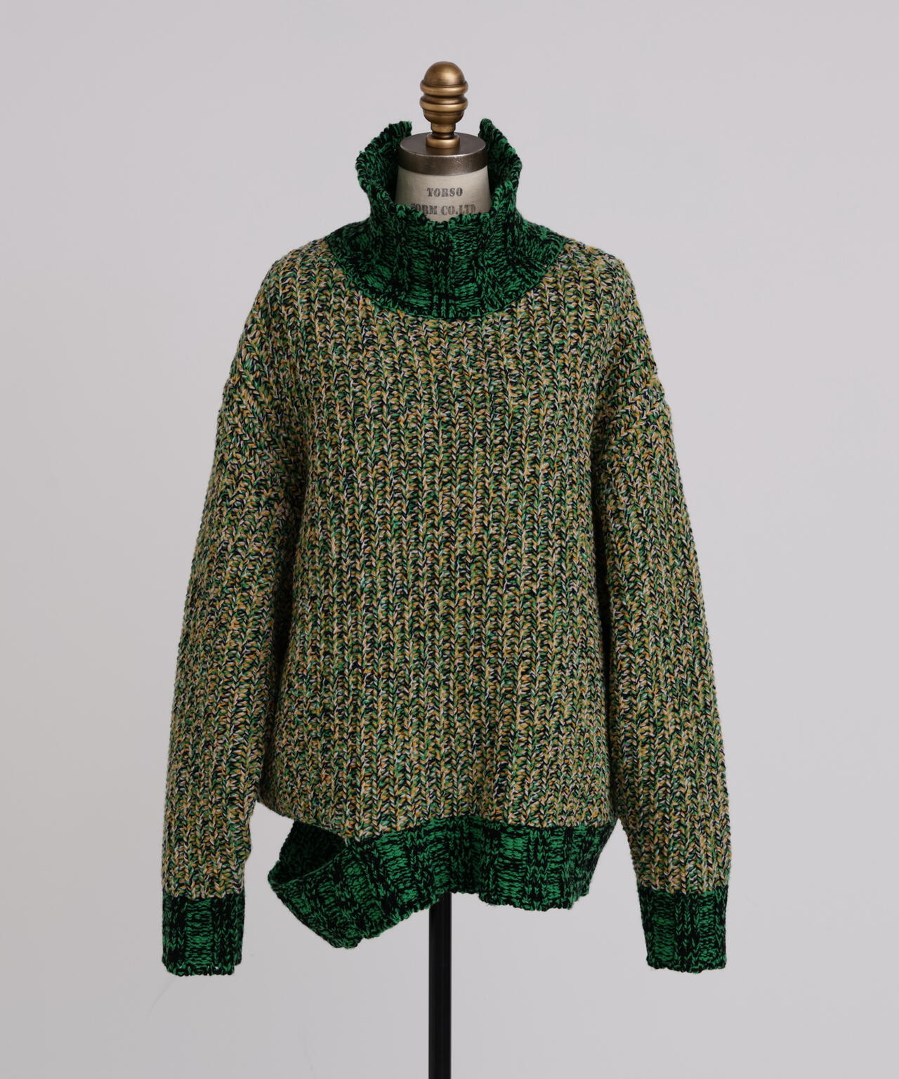 Mixed Color Yarn Pullover