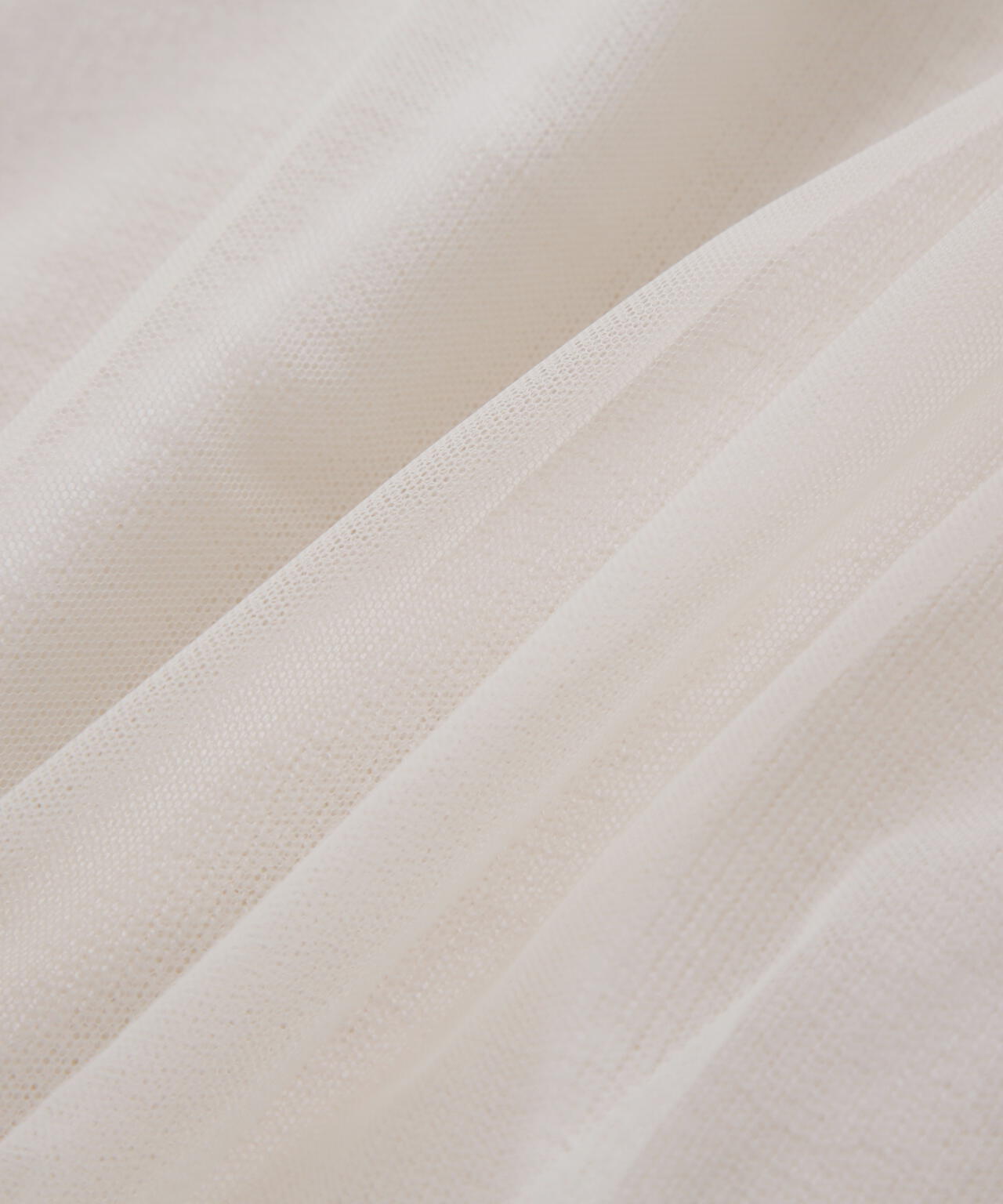 Tulle Combination V-neck Gile