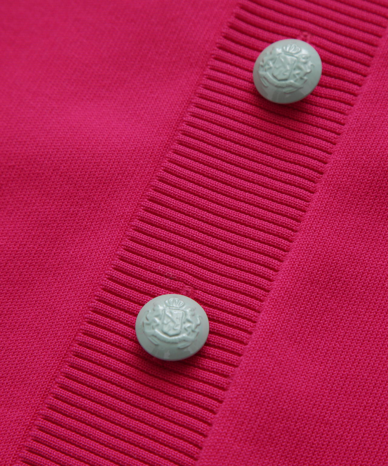 Painted Metal Button Cardigan