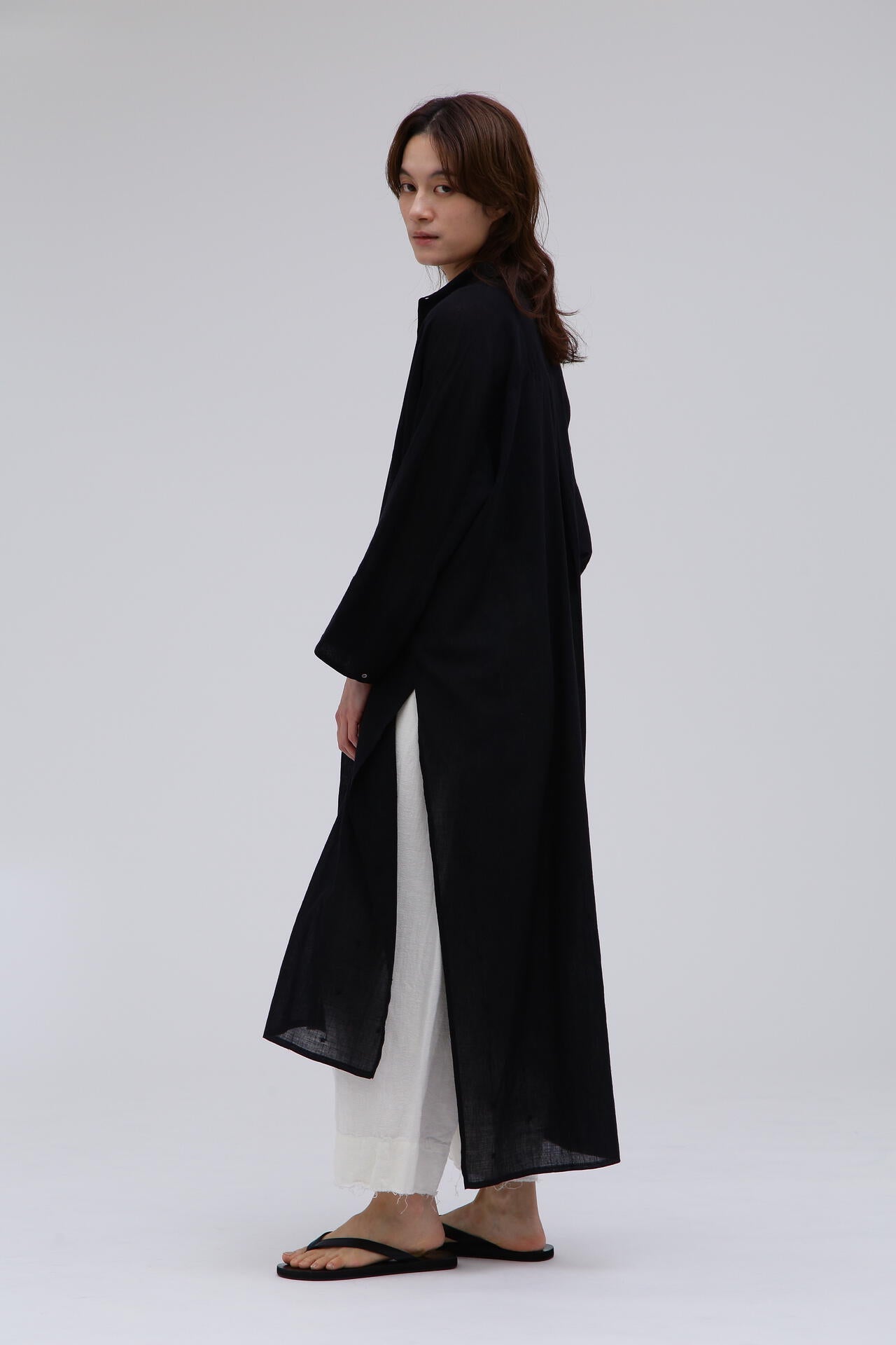 quitan / JAMDANI KHADI AO DAÏ LONG SHIRT