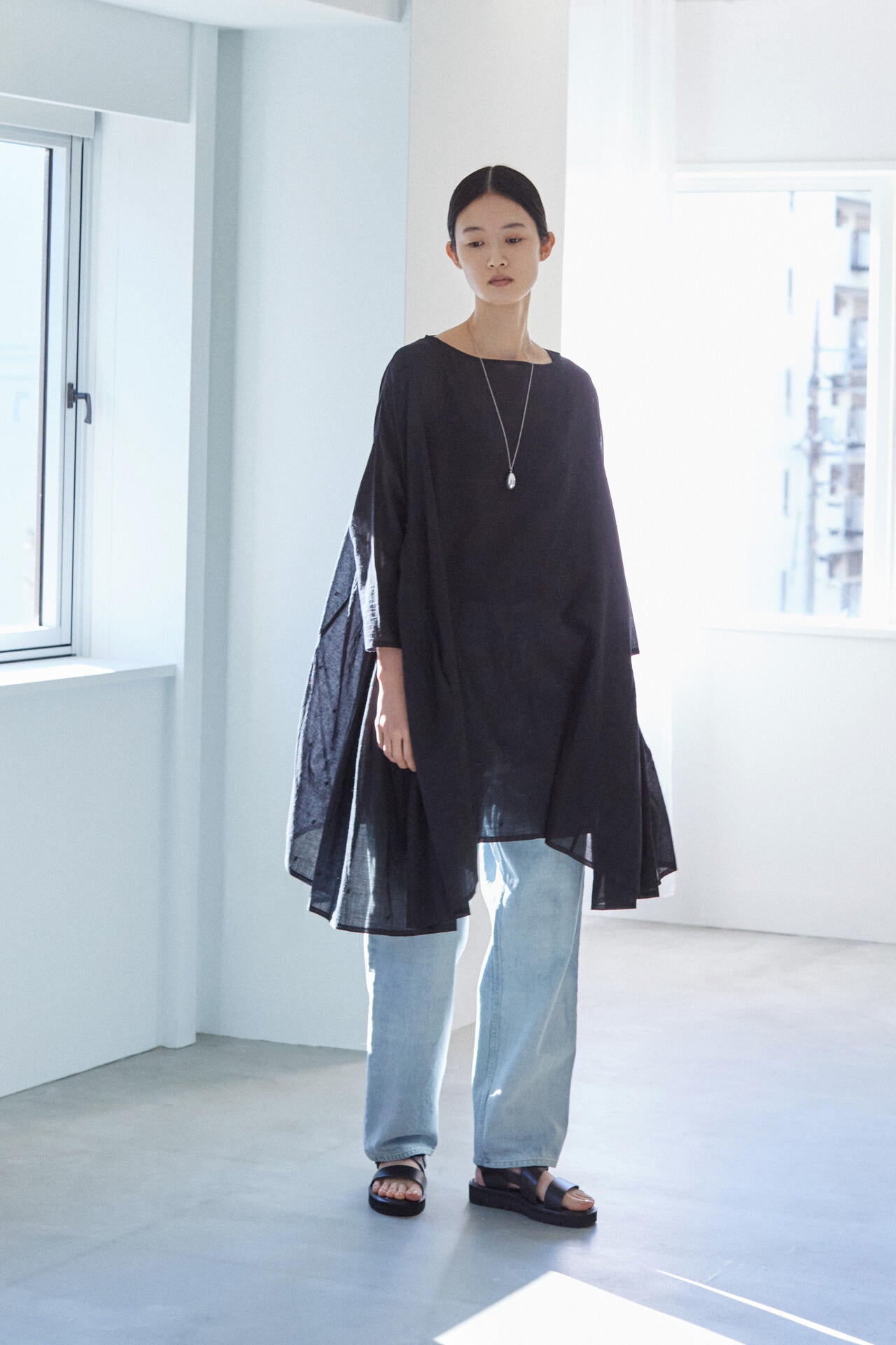 quitan / JAMDANI KHADI PULLOVER TUNIQUE