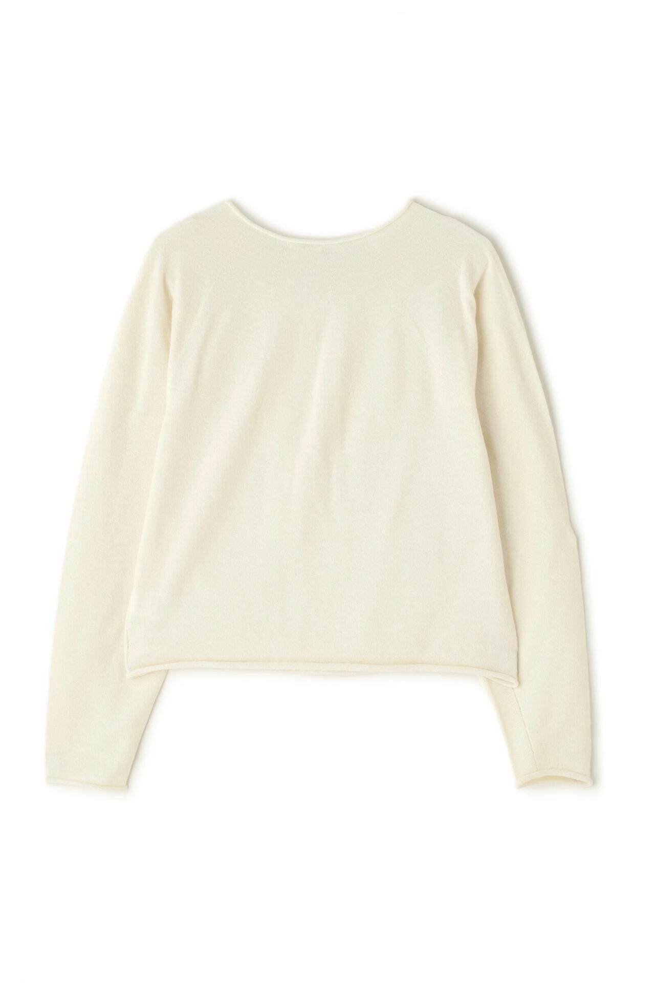quitan / WOOL WASHI YARN CREW KNIT
