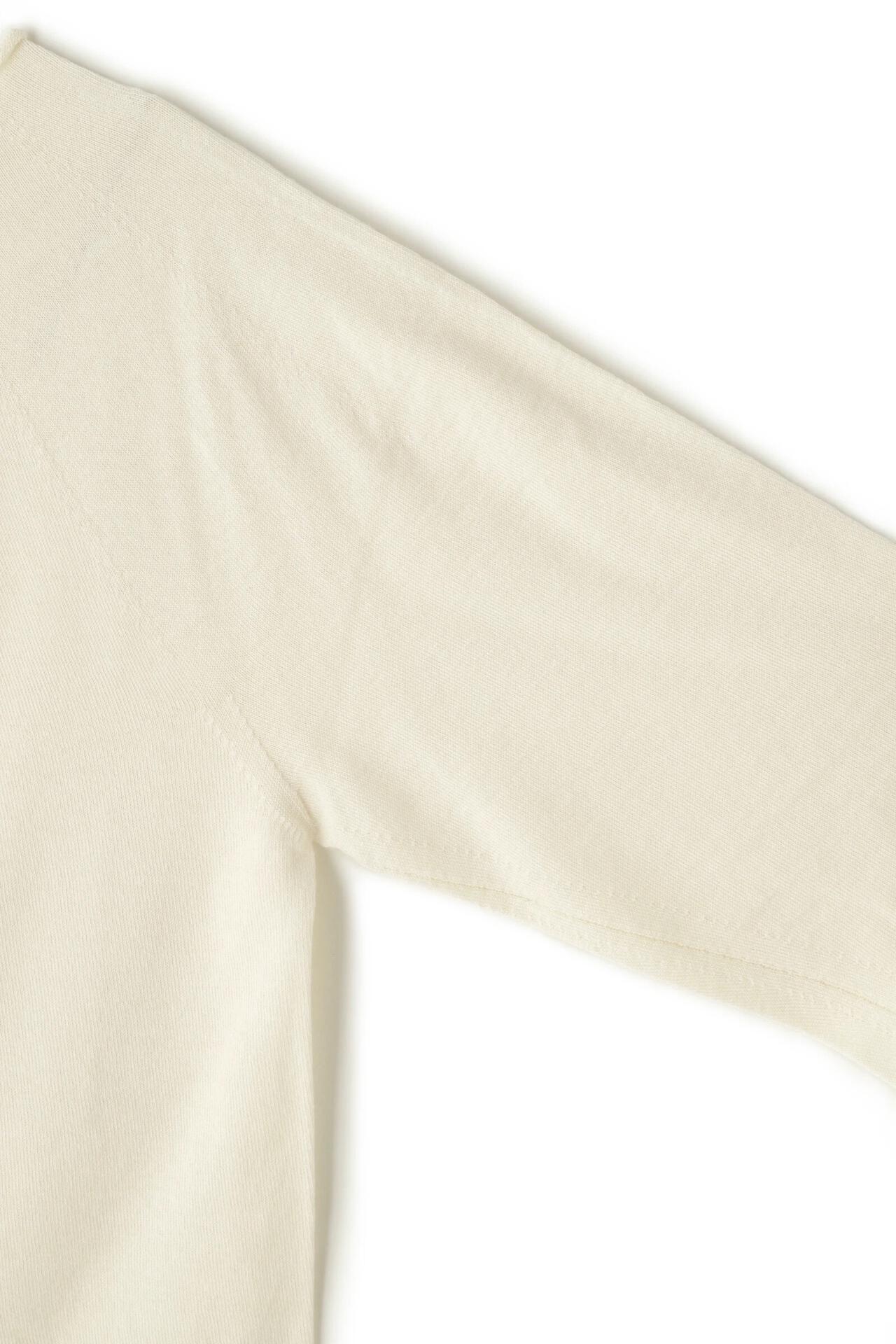 quitan / WOOL WASHI YARN CREW KNIT