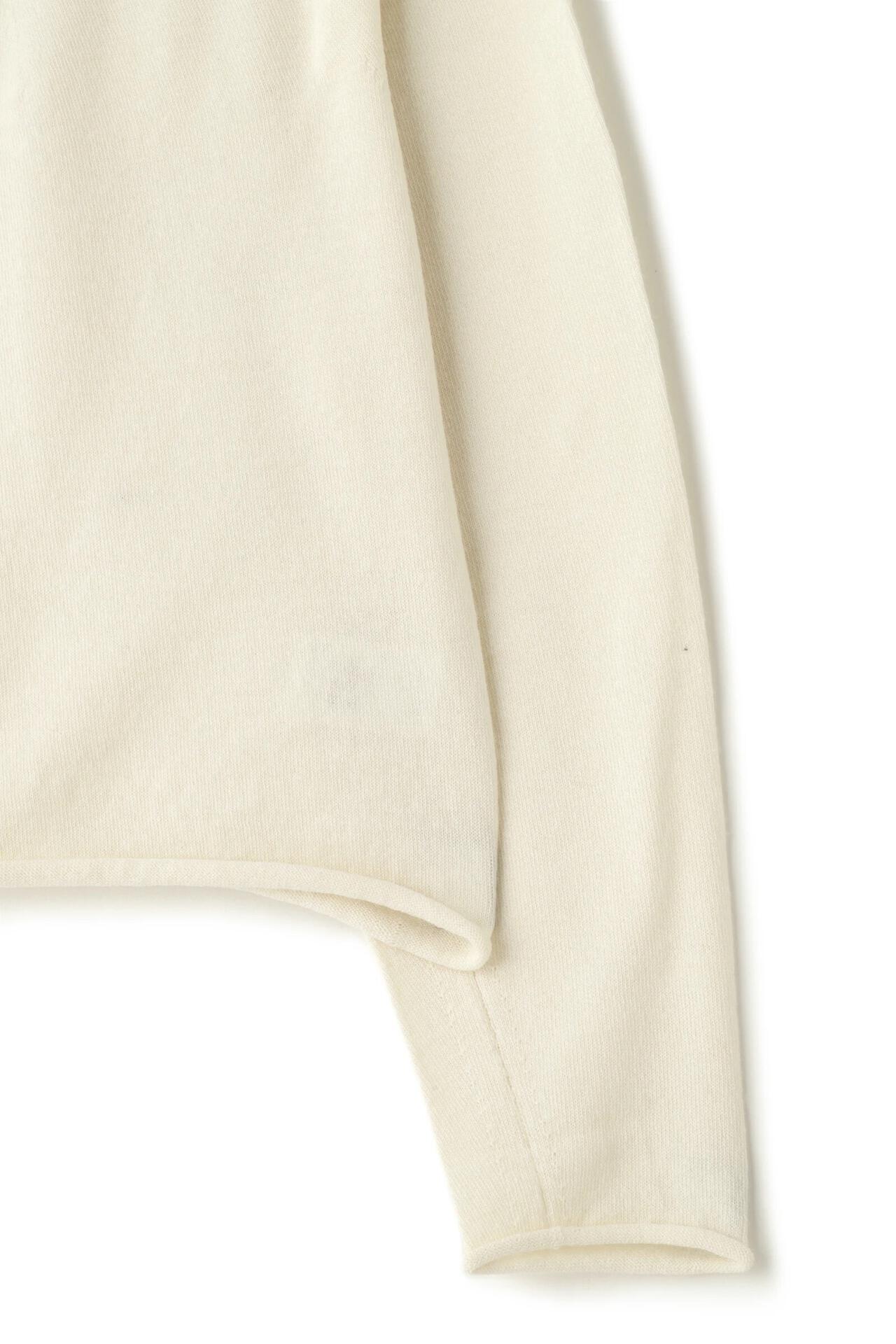 quitan / WOOL WASHI YARN CREW KNIT