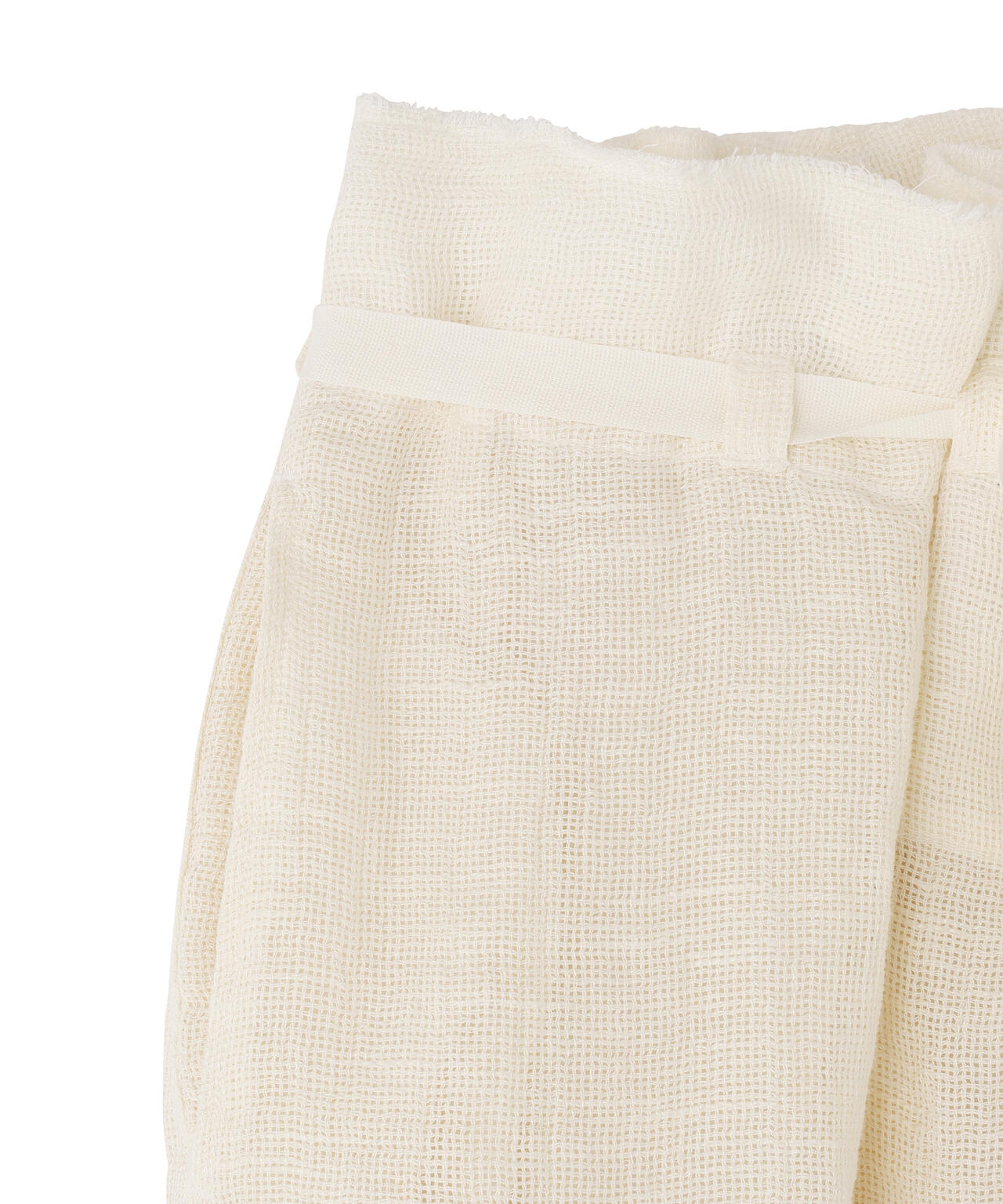 quitan / ORGANIC 56 LINEN SLUB LINEN BASKET FRENCH HOSPTAL PANTS