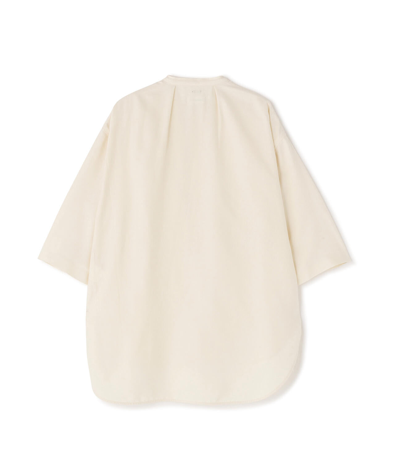 quitan / BAND COLLAR 3/4 SHIRT 'Watanabe Textile'