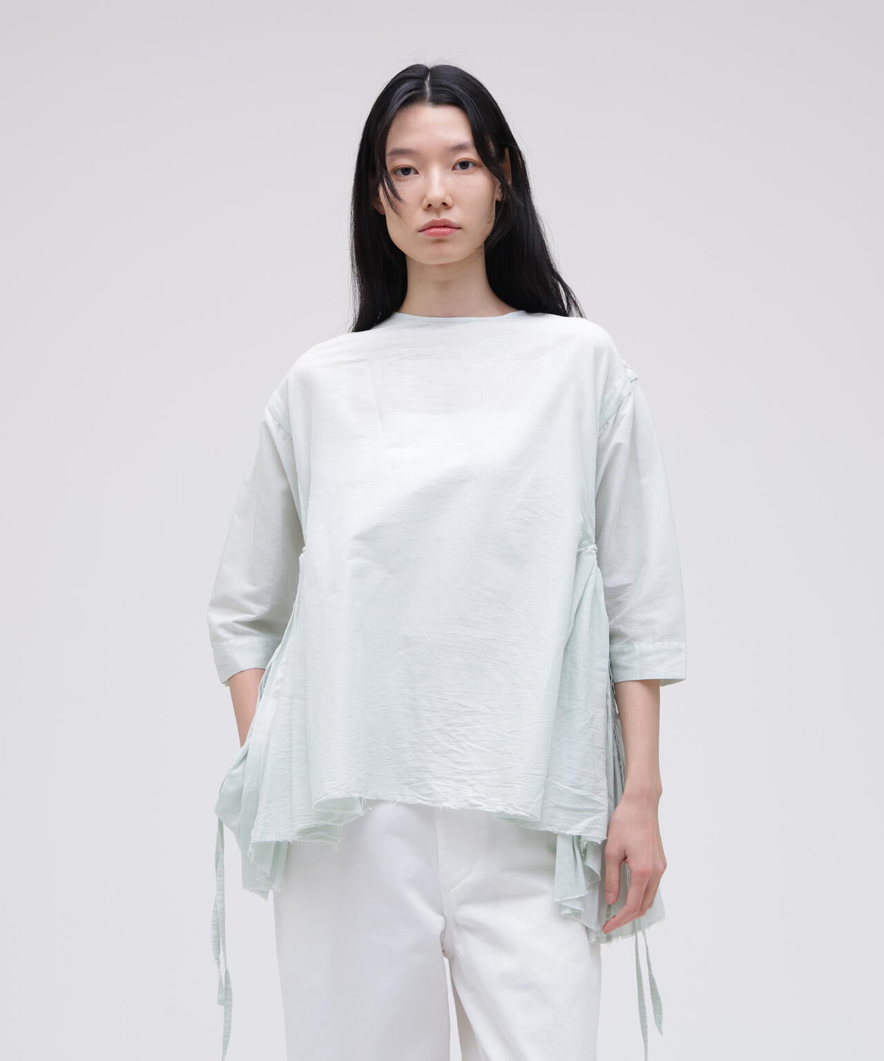 quitan / KHADI COTTON SILK GIRL'S BLOUSE IN DHANETAH JAT