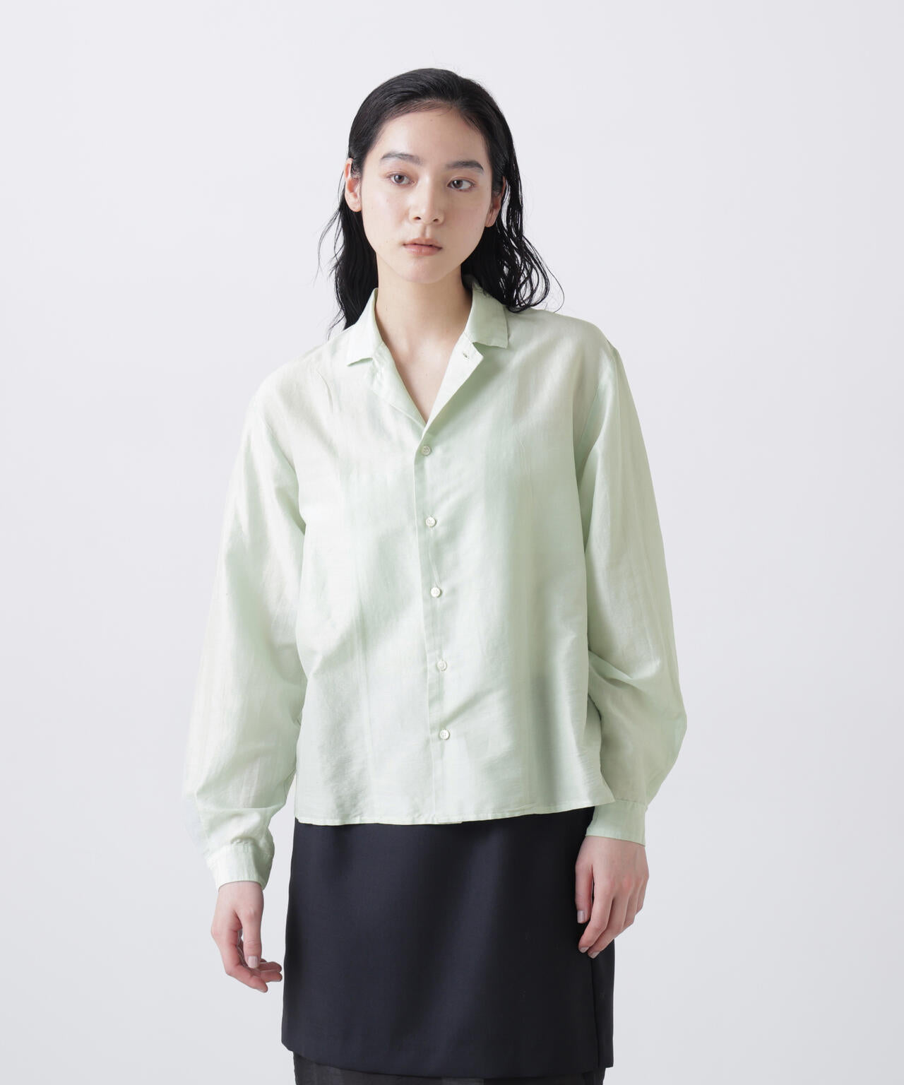 quitan / KHADI COTTON SILK ALMOST JACKET SHIRT