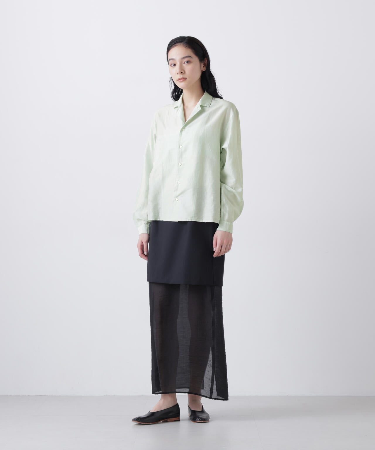 quitan / KHADI COTTON SILK ALMOST JACKET SHIRT