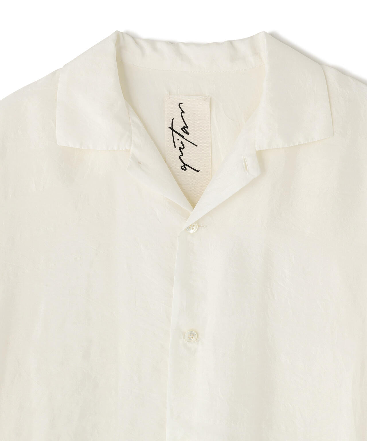 quitan / SILK KHADI COLLAR SHIRT
