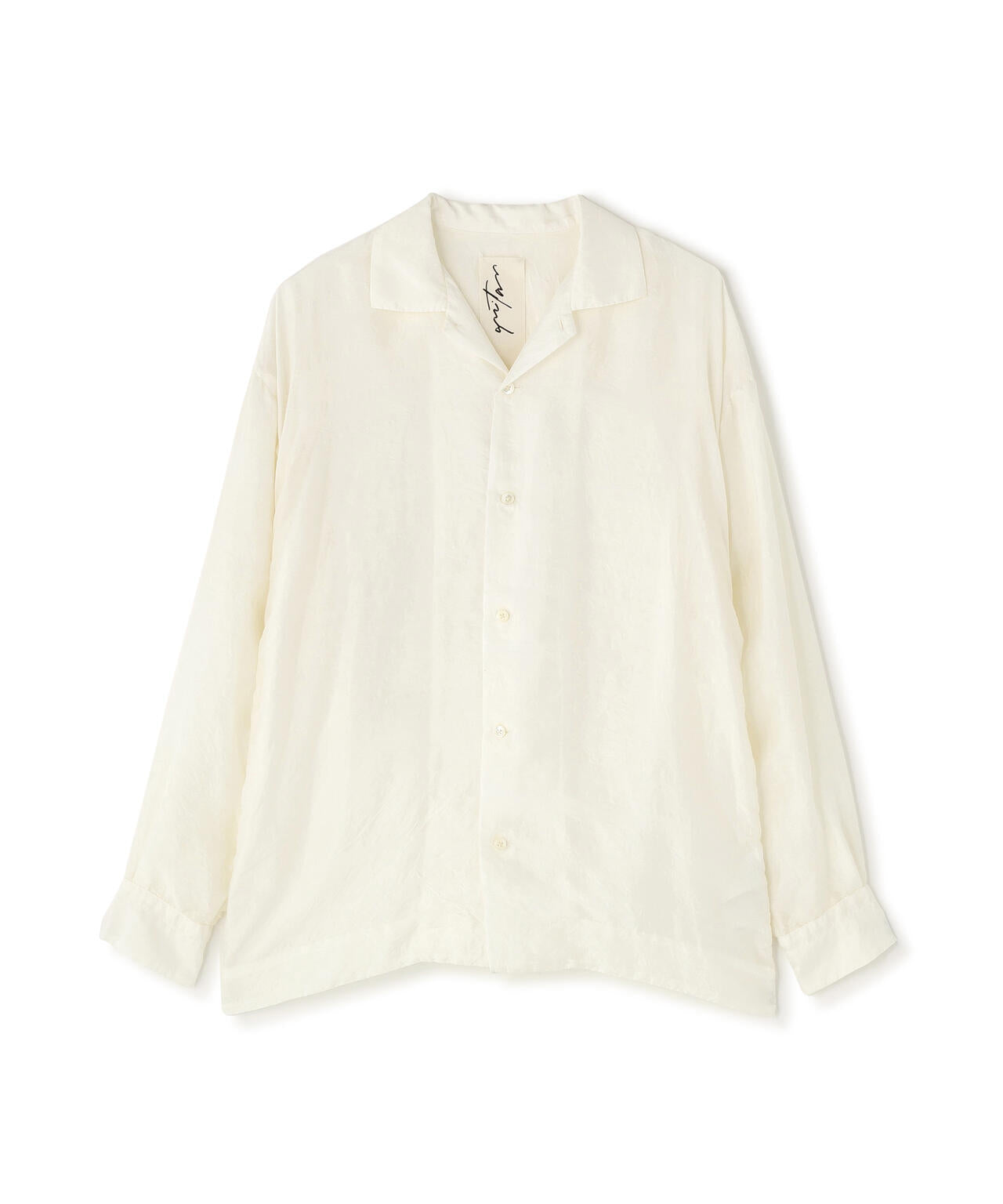 quitan / SILK KHADI COLLAR SHIRT