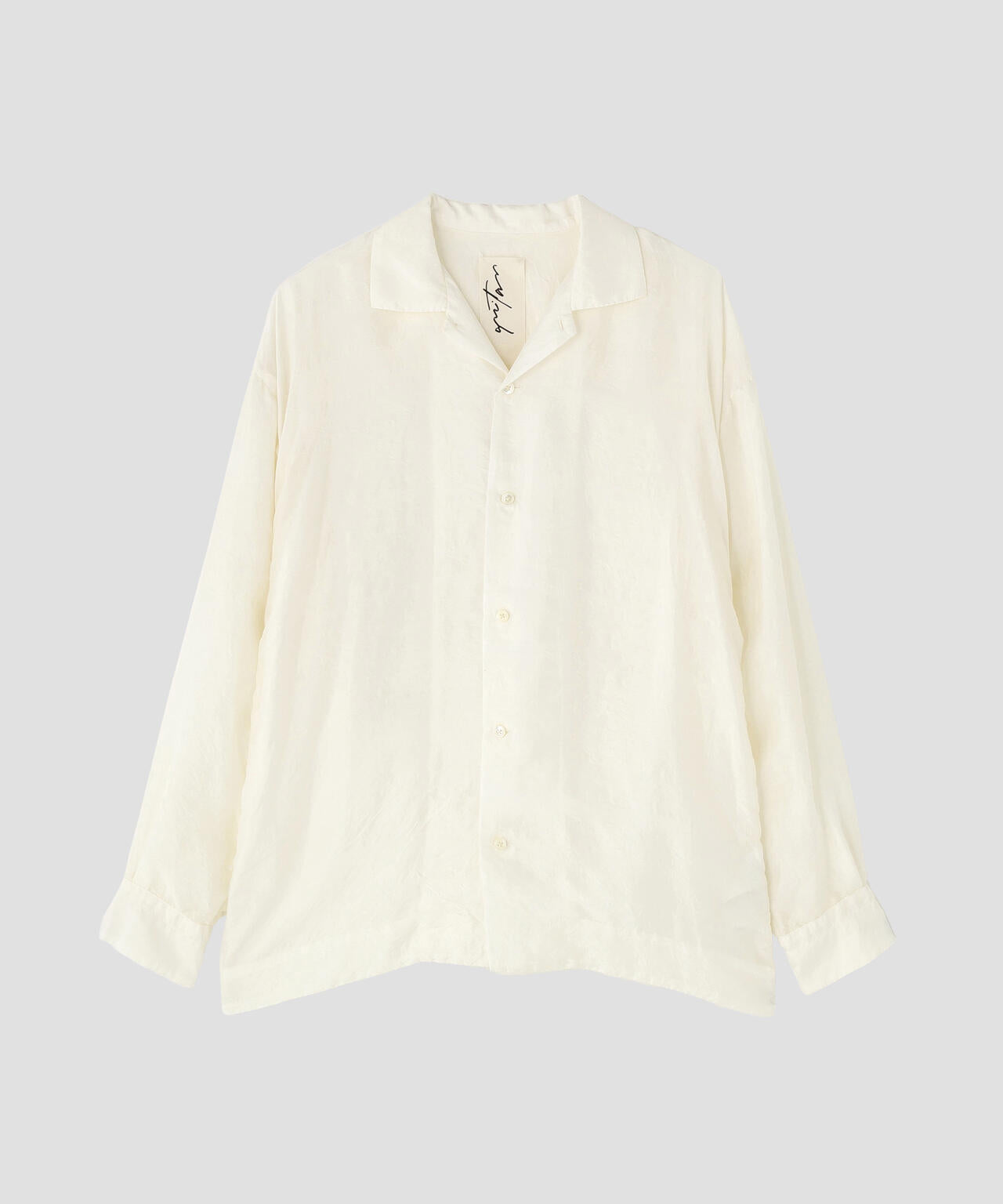 quitan / SILK KHADI COLLAR SHIRT