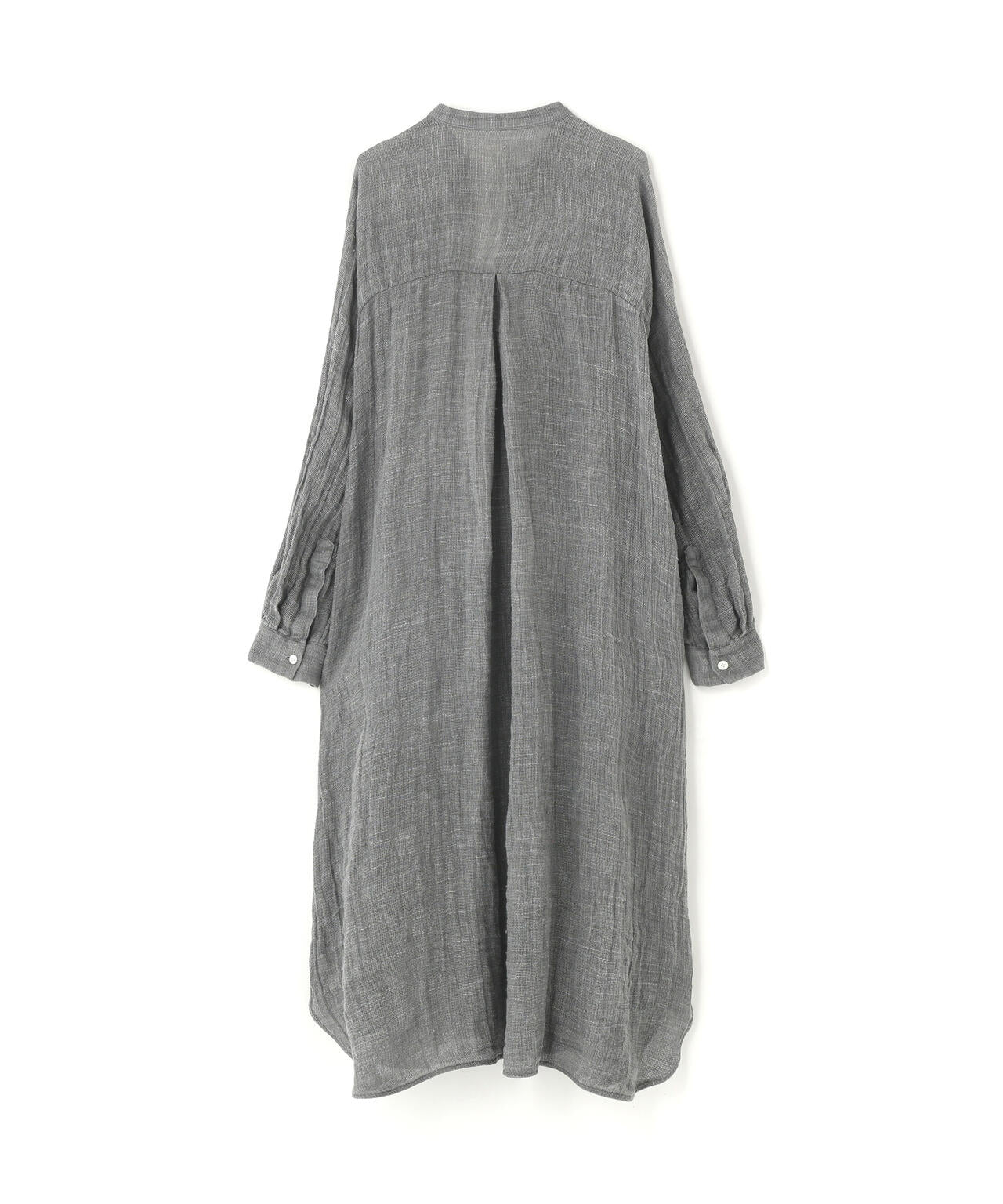 quitan / ORGANIC 56 LINEN SLUB LINEN BASKET AO DAÏ B/C LONG SHIRT