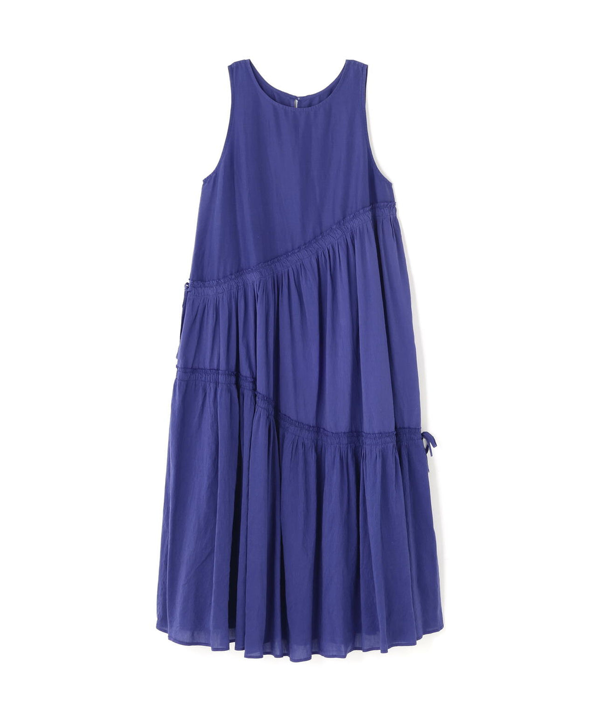 quitan / KHADI COTTON SILK TWISTED TIERED DRESS
