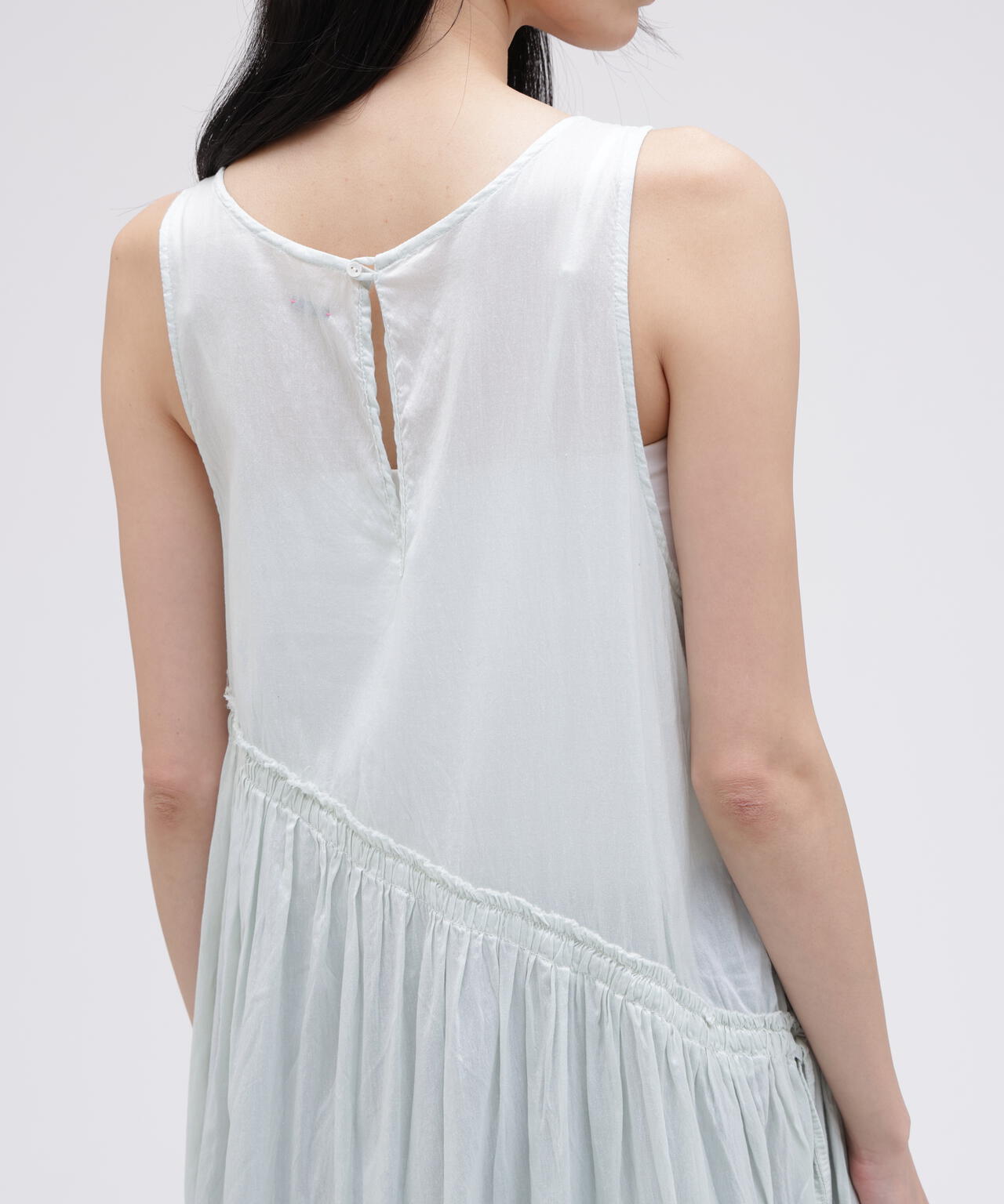 quitan / KHADI COTTON SILK TWISTED TIERED DRESS