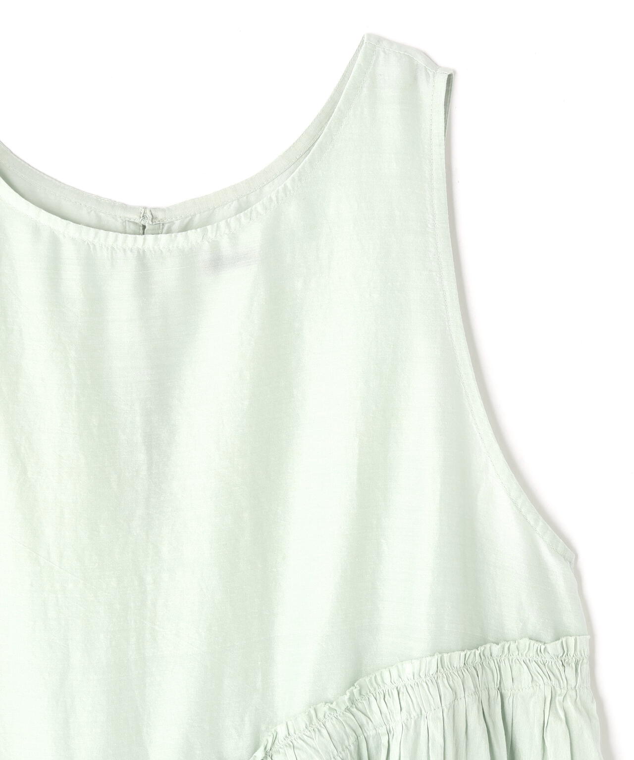 quitan / KHADI COTTON SILK TWISTED TIERED DRESS