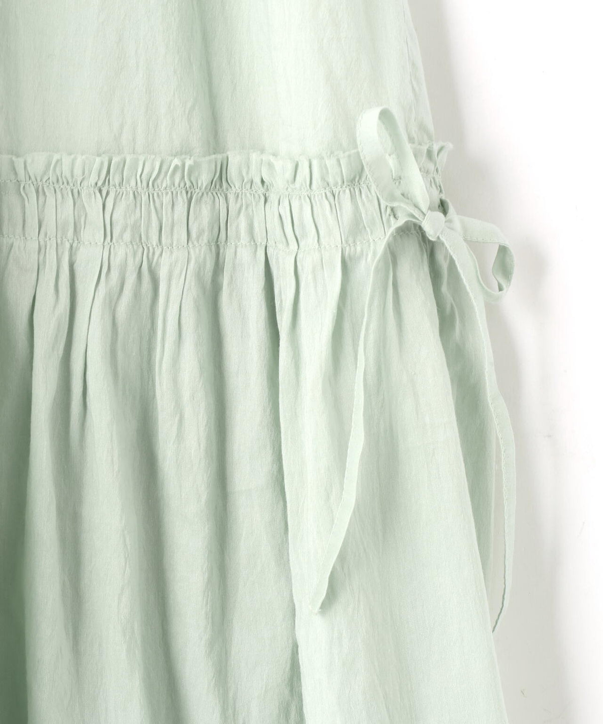 quitan / KHADI COTTON SILK TWISTED TIERED DRESS