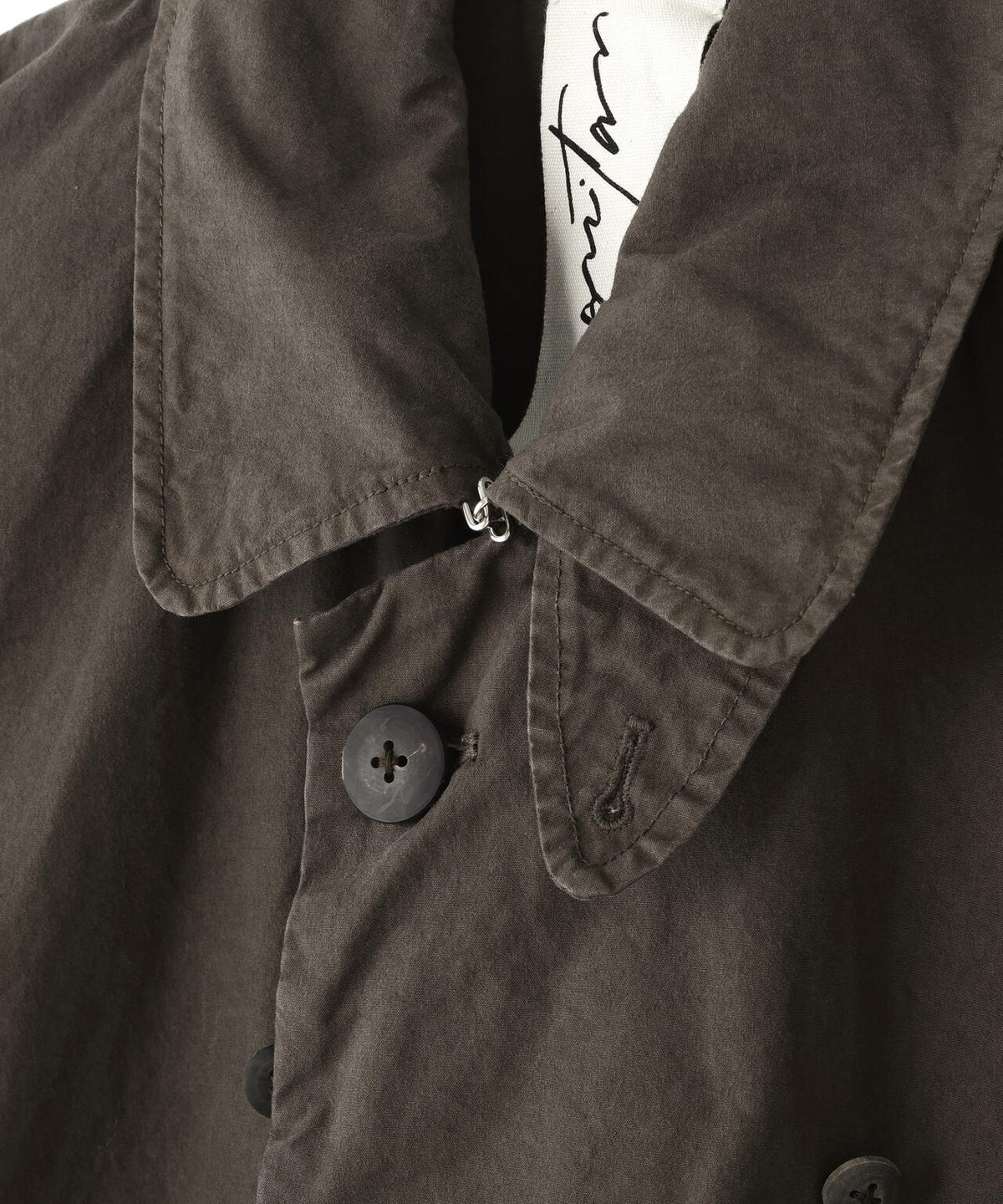 quitan / FINE BRUSHED HORSE CLOTH FROCK COAT