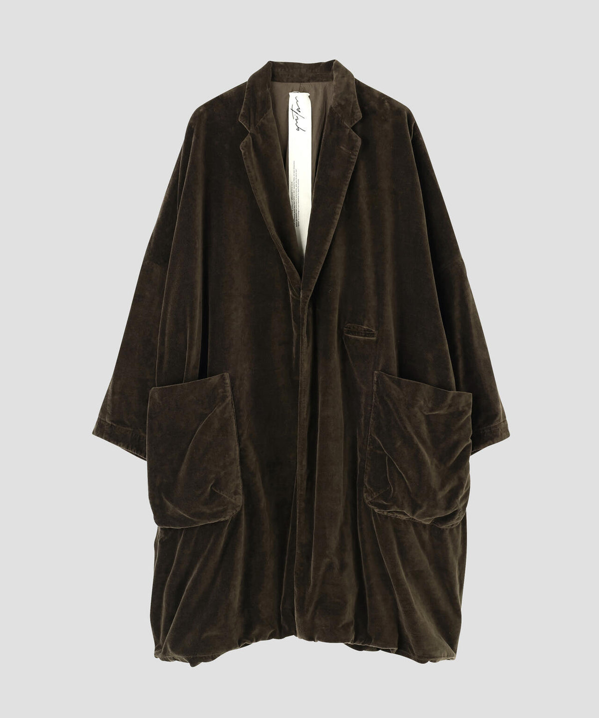 quitan / COTTON VELVET DORMAN ATELIER COAT