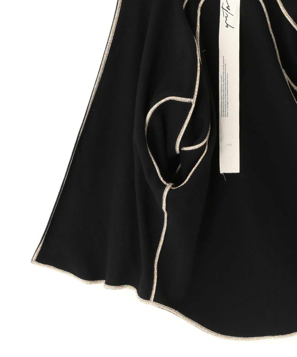 quitan / WOOL CASHMERE KNIT FLEECE 3/4 SLEEVE SHIRT