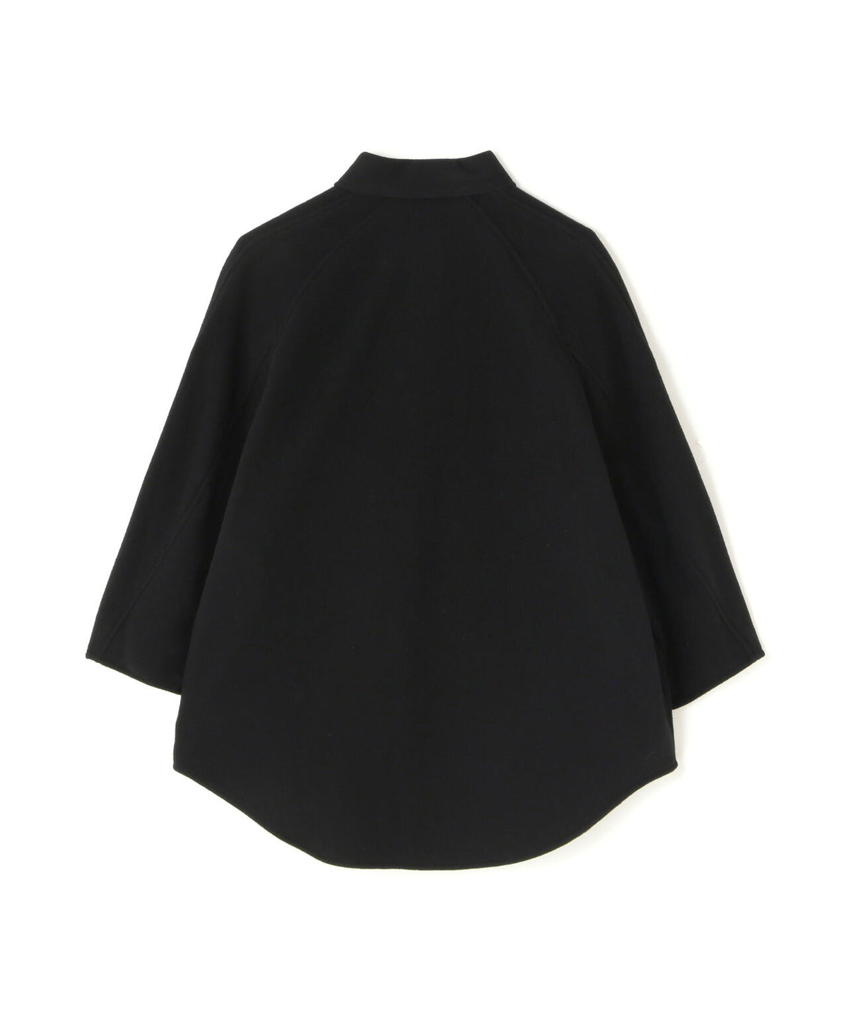 quitan / WOOL CASHMERE KNIT FLEECE 3/4 SLEEVE SHIRT