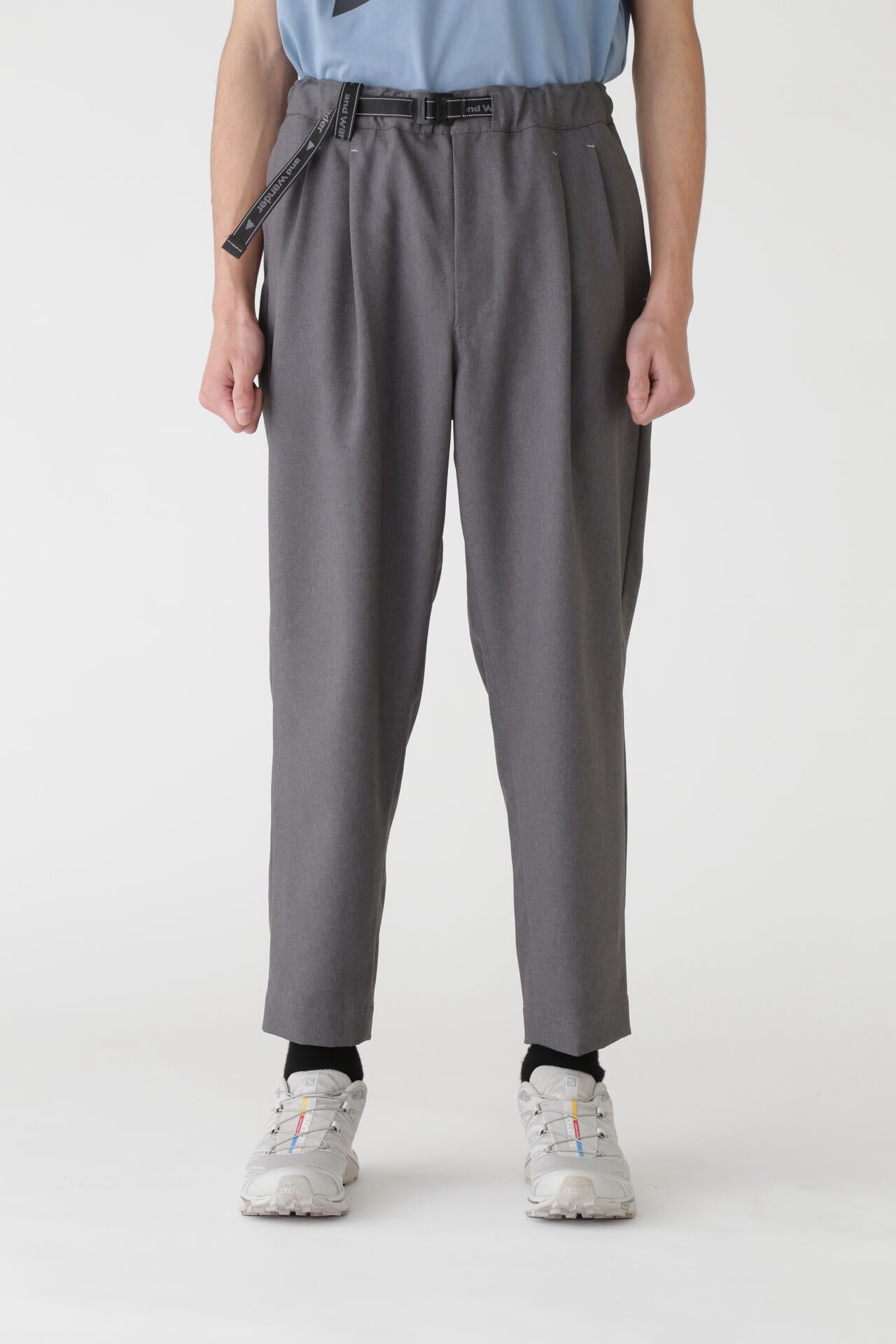 PE melange twill pants