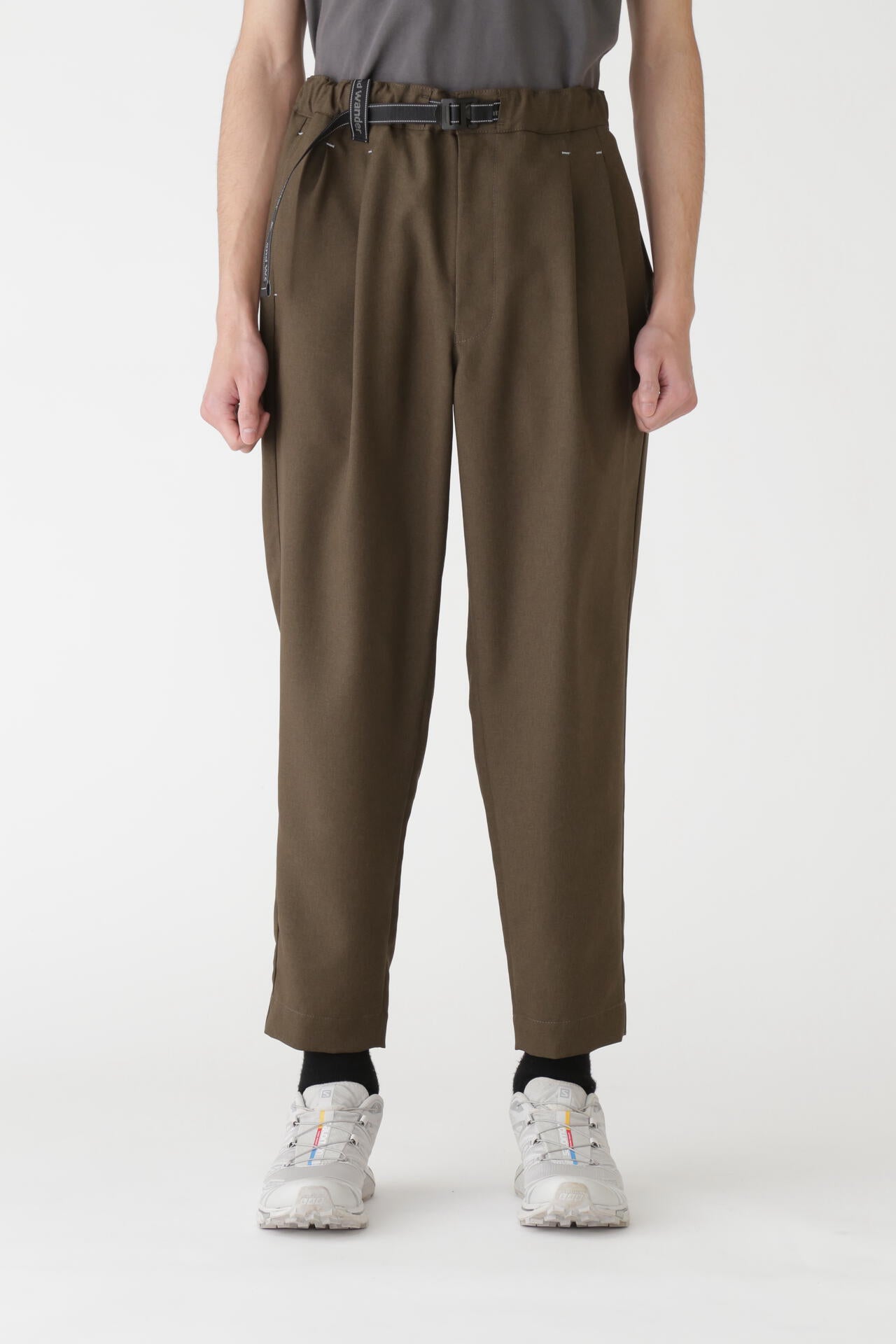 PE melange twill pants