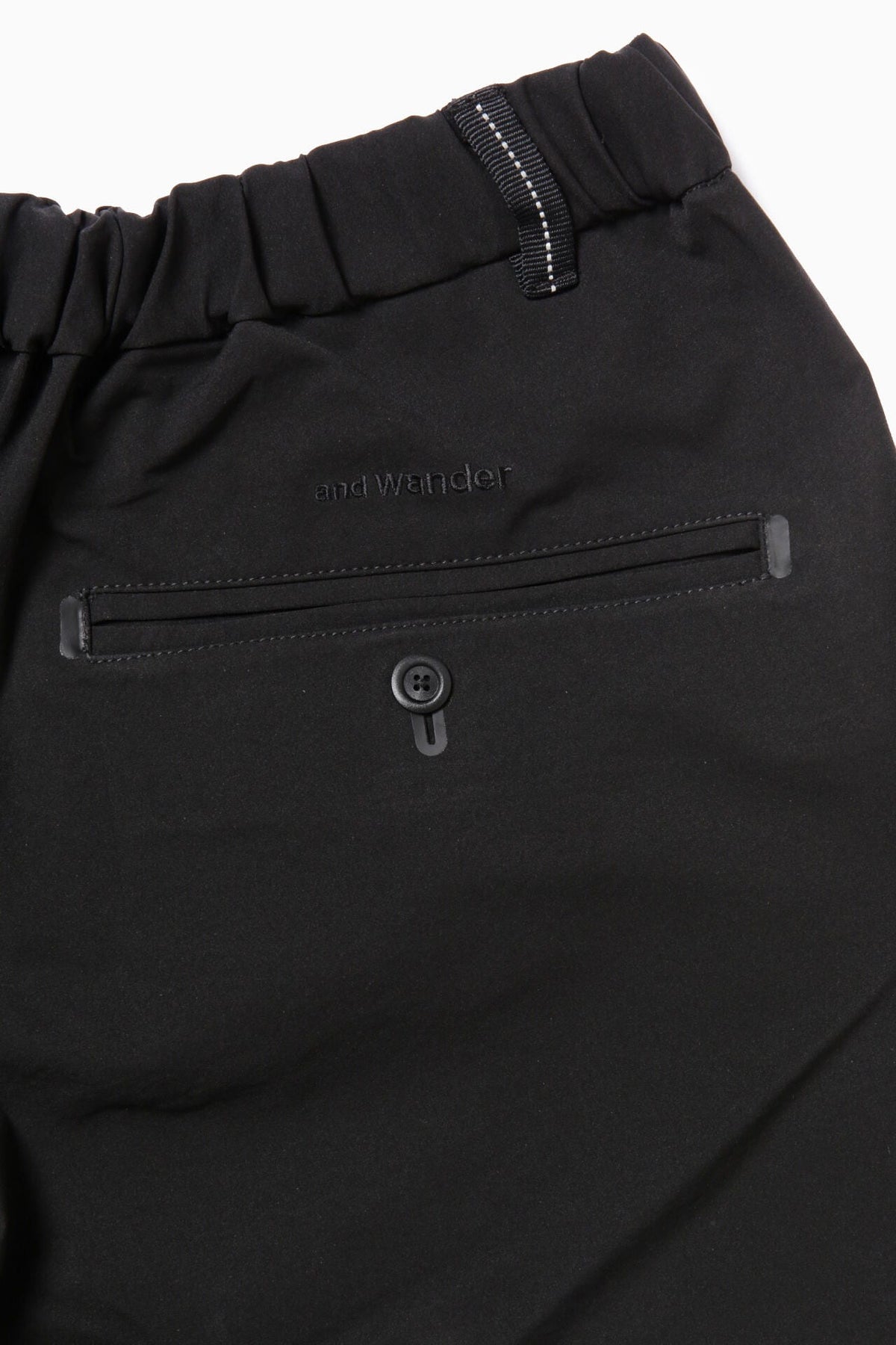 plain wide stretch pants
