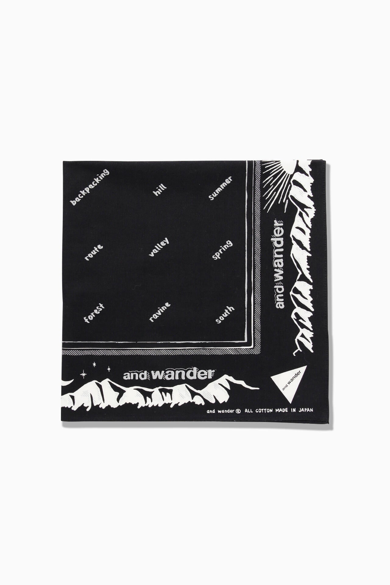 reflective words bandanna