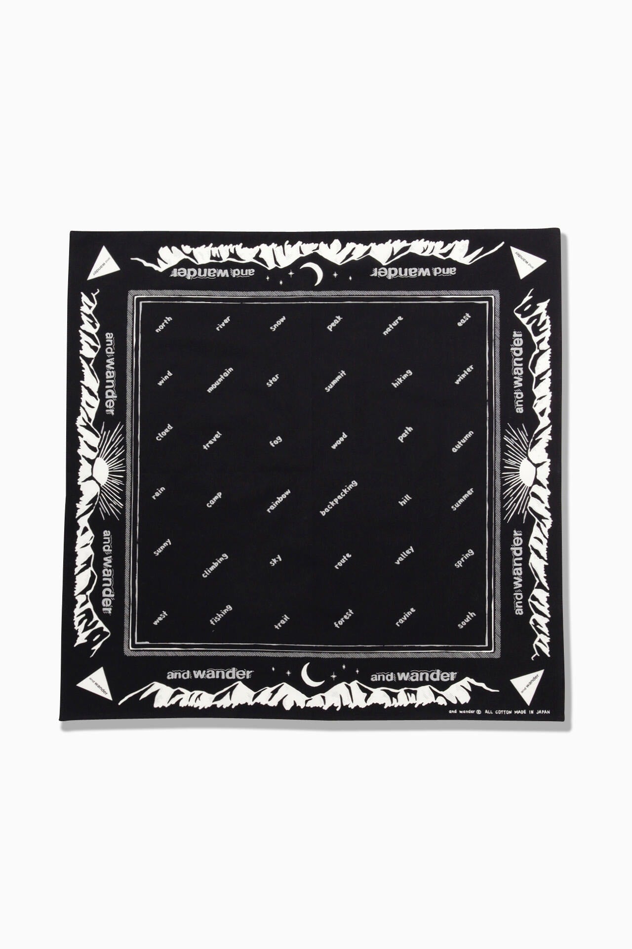 reflective words bandanna