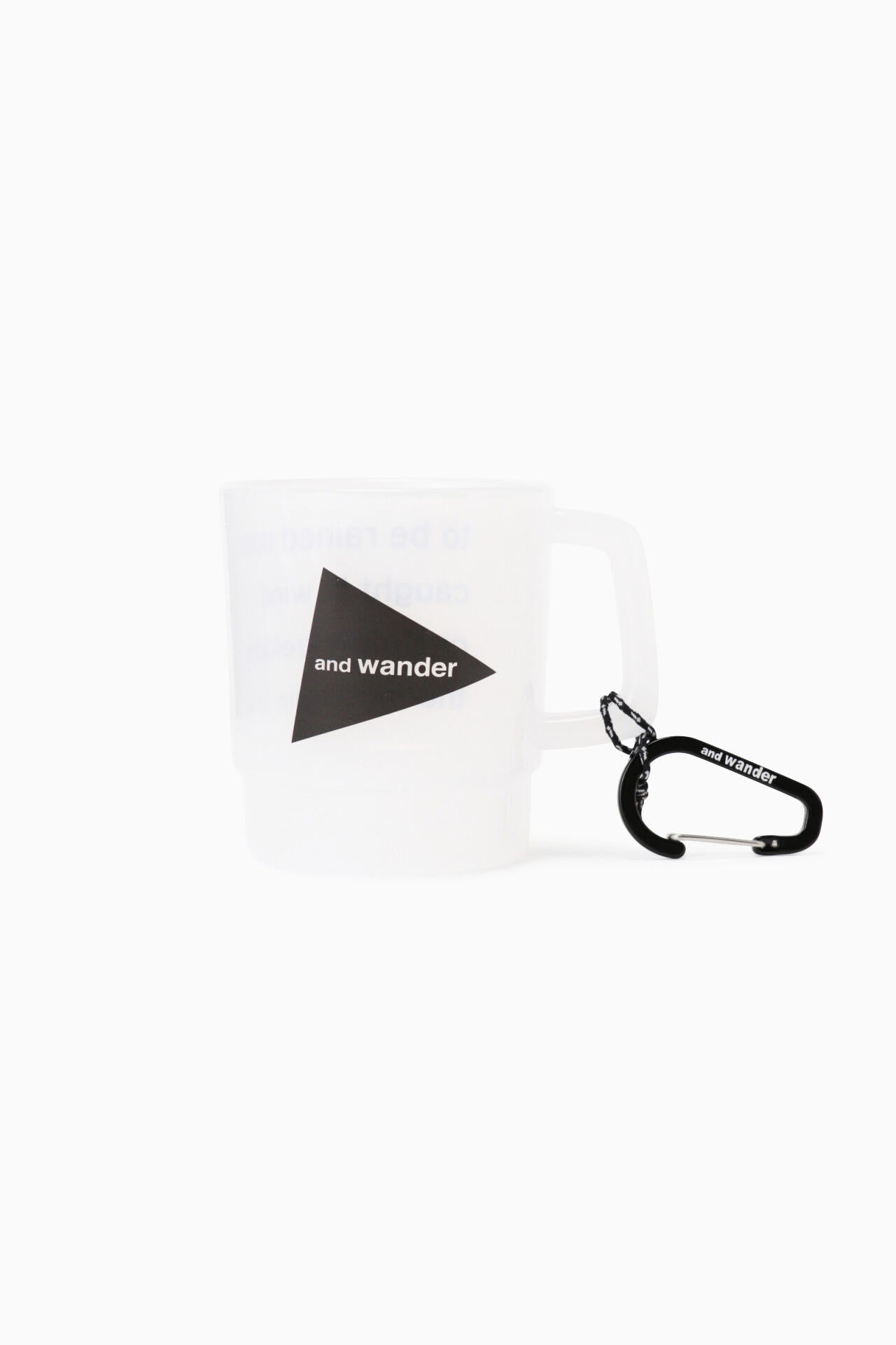 and wander logo PP mug | ロゴ ポリプロピレン マグカップ