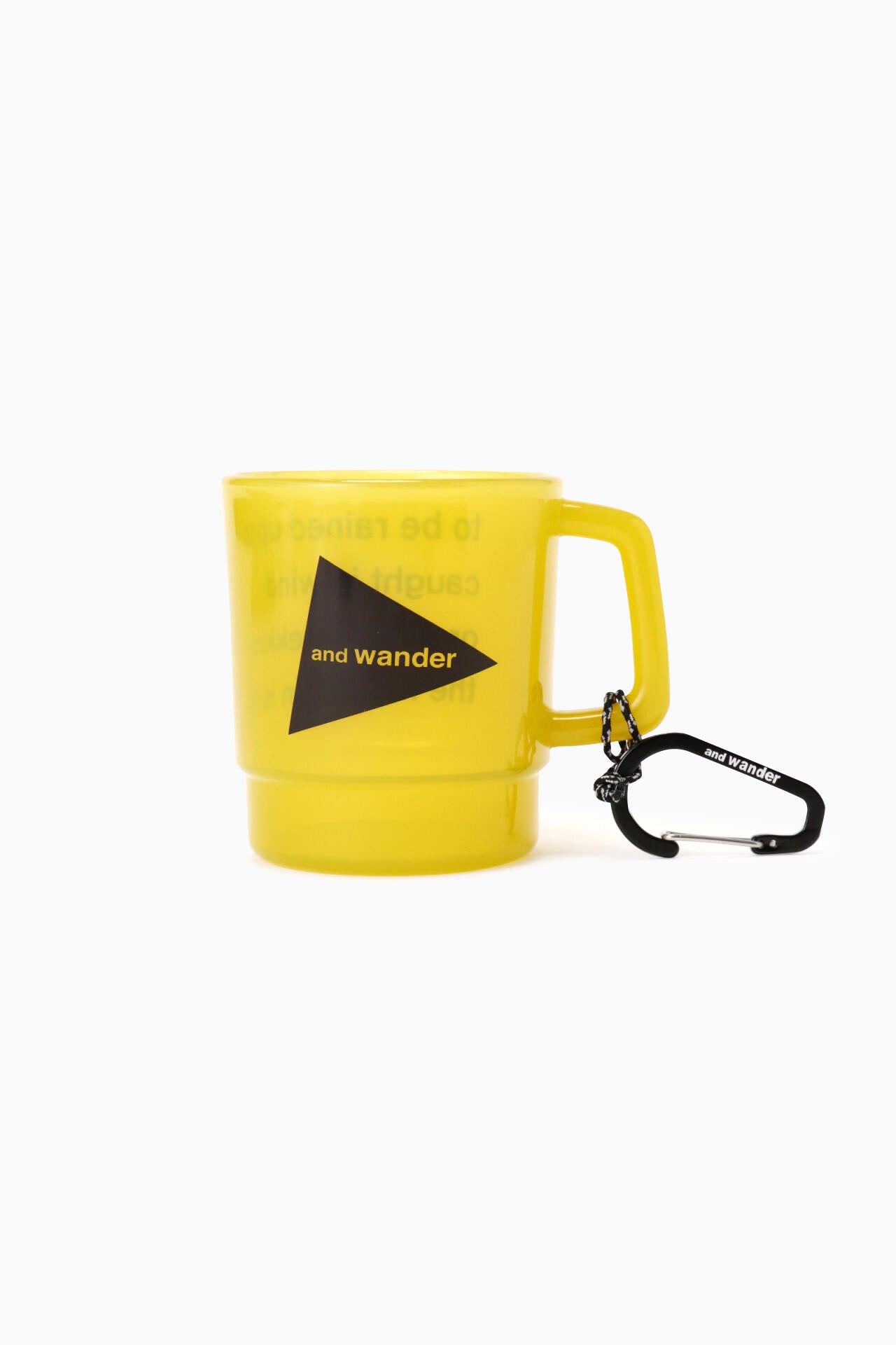 and wander logo PP mug | ロゴ ポリプロピレン マグカップ