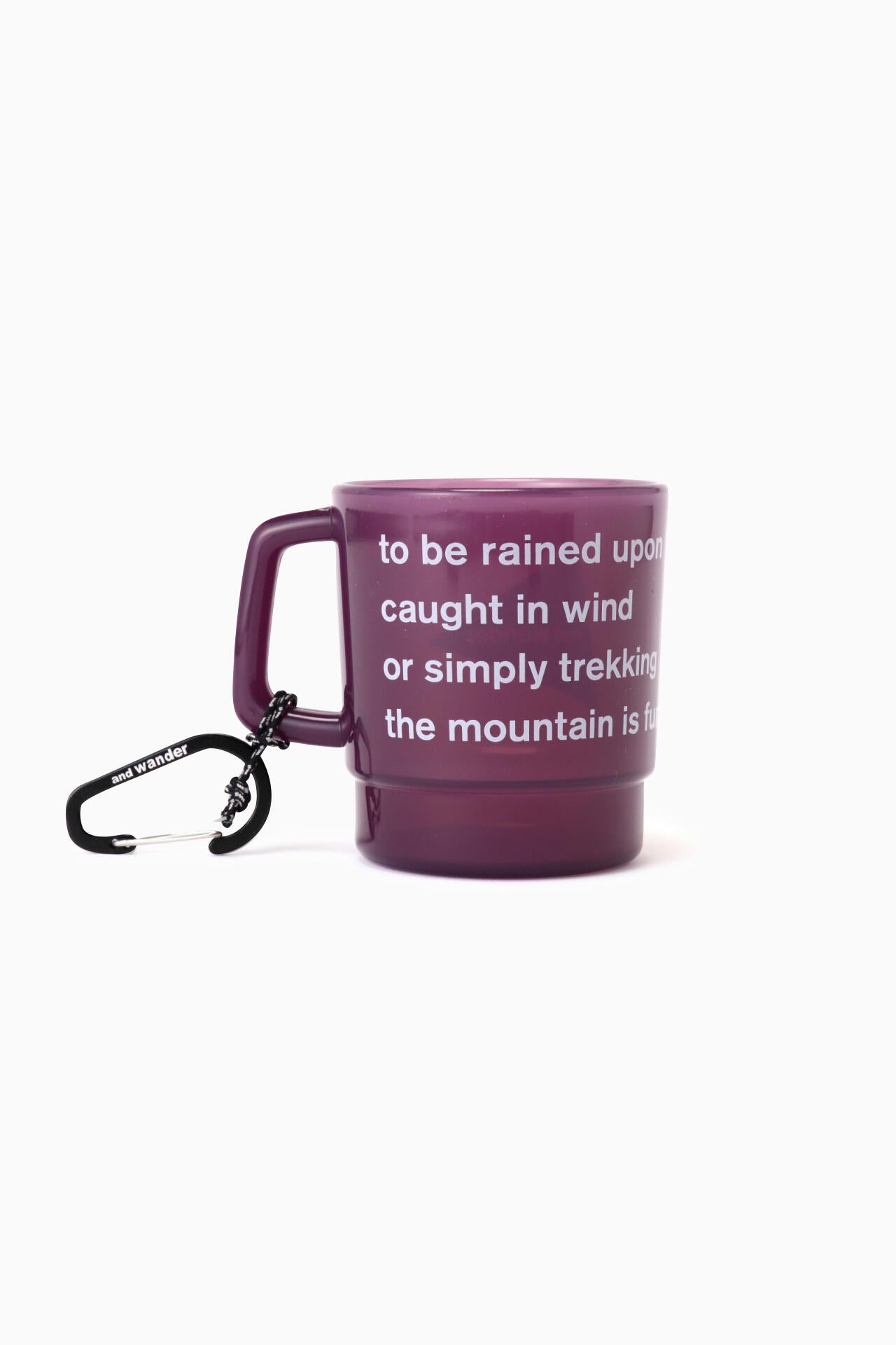 and wander logo PP mug | ロゴ ポリプロピレン マグカップ