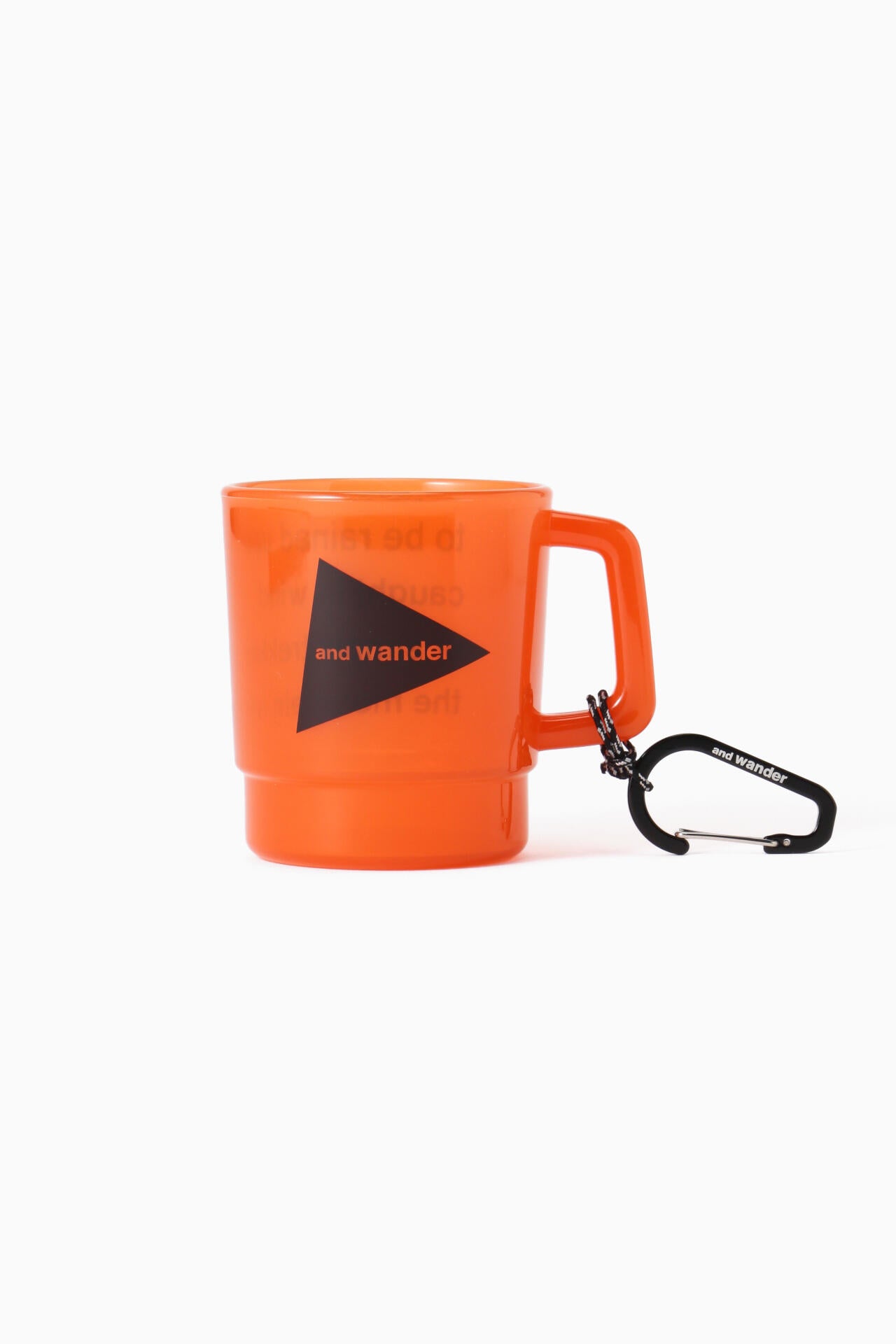 and wander logo PP mug | ロゴ ポリプロピレン マグカップ