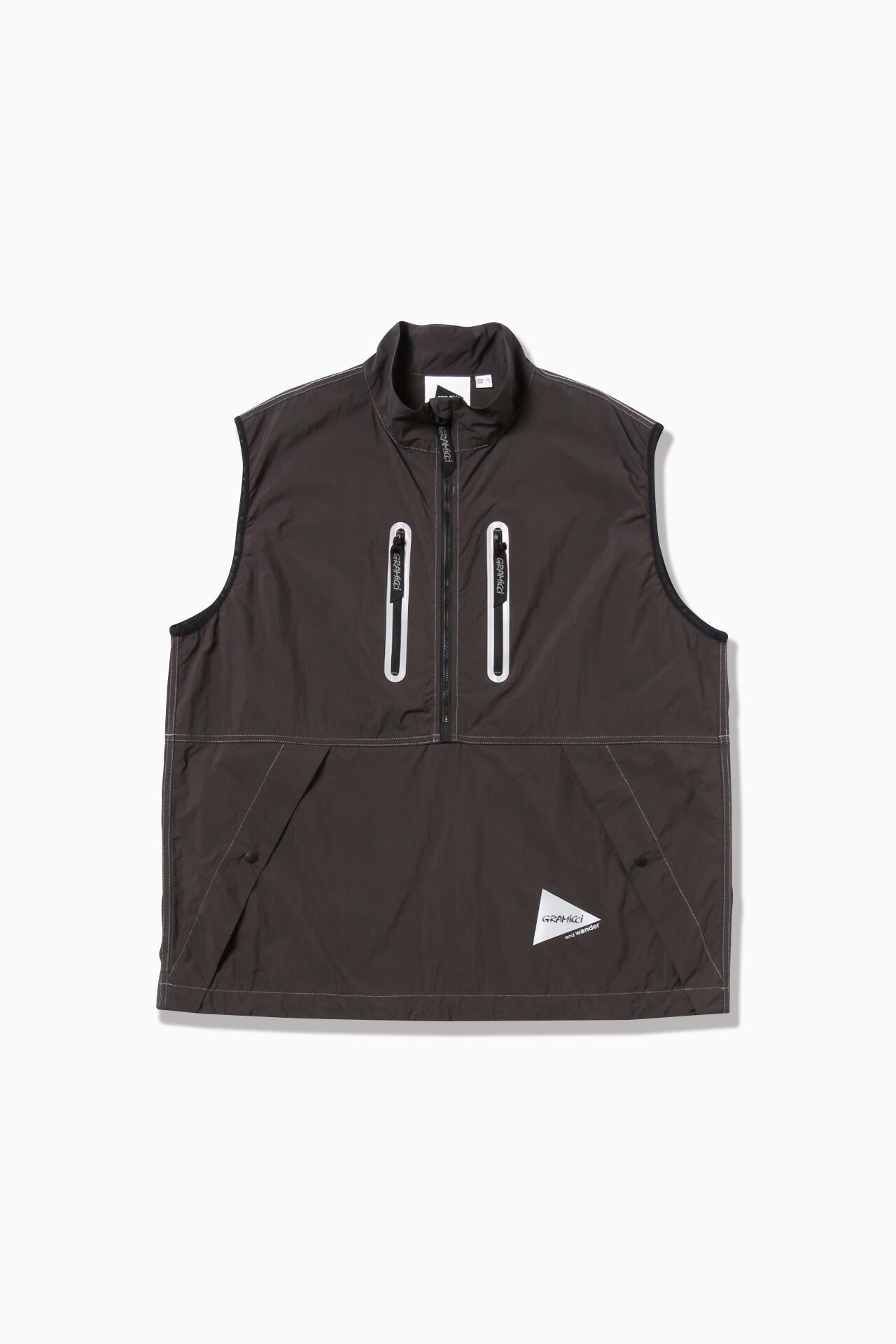 GRAMICCI × and wander brushed nylon vest