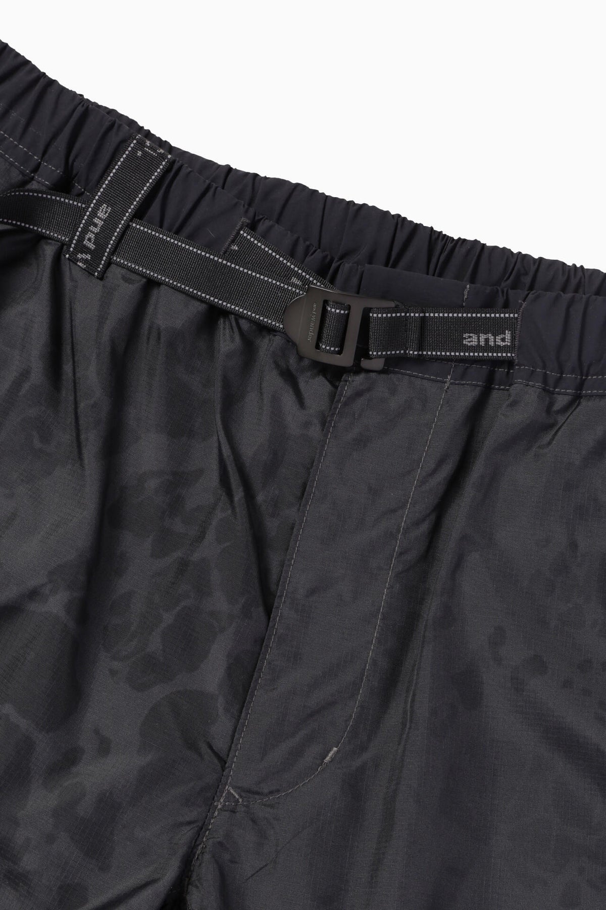 printed nylon short pants