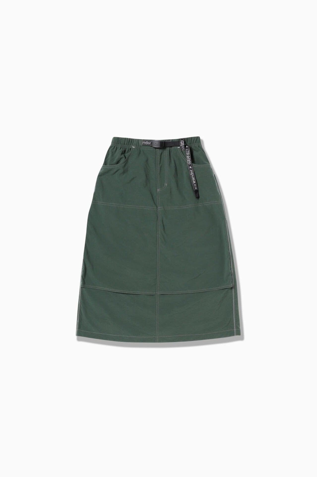 GRAMICCI × and wander nylon double knee skirt