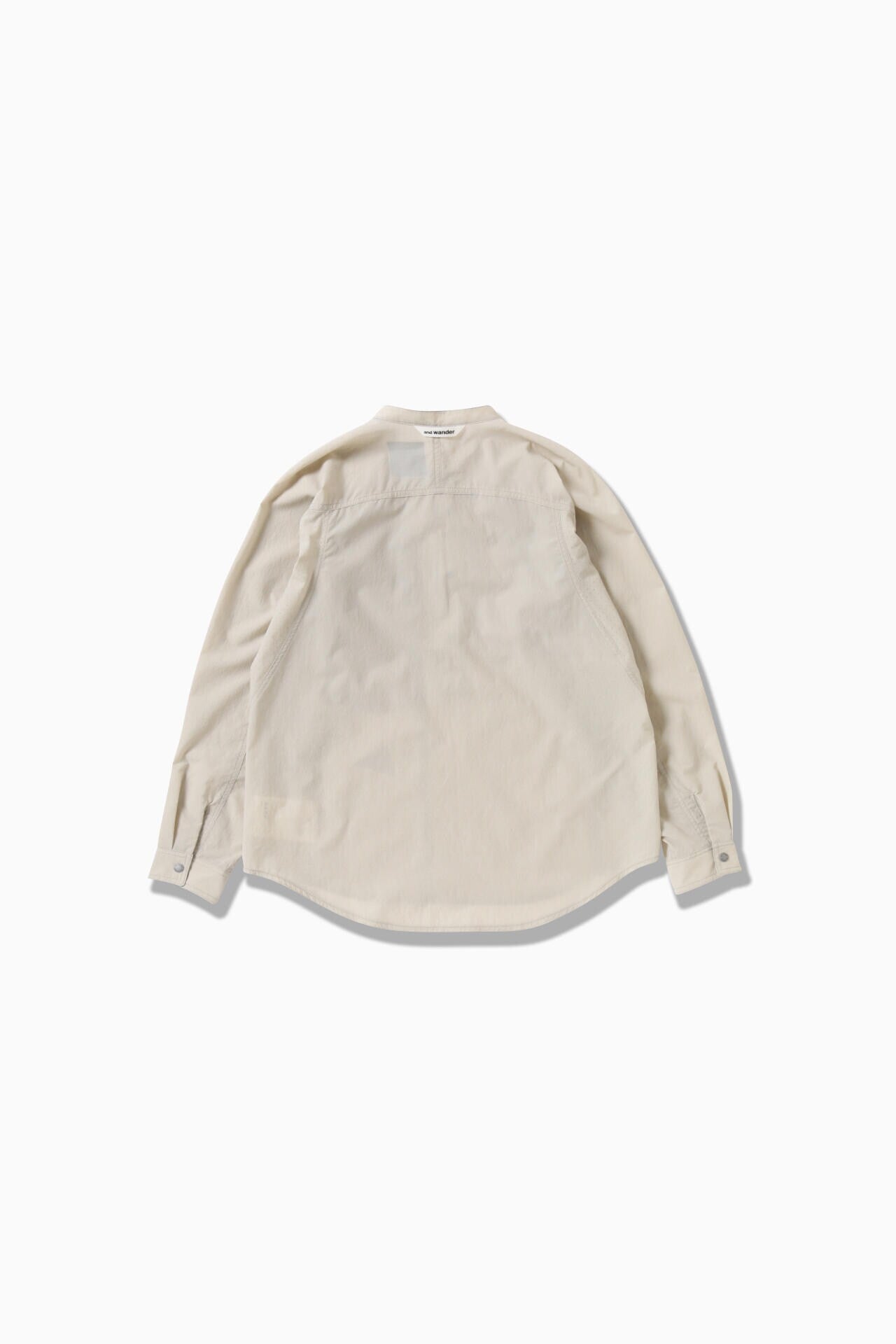 stretch rip band collar shirt