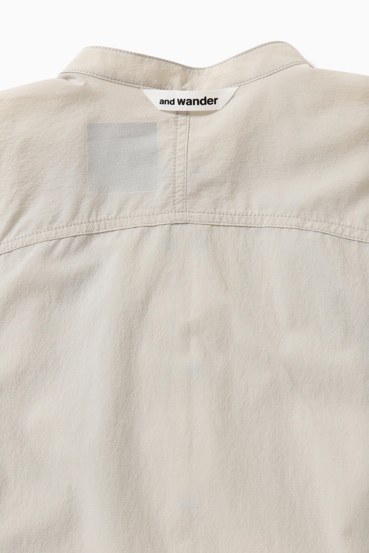 stretch rip band collar shirt
