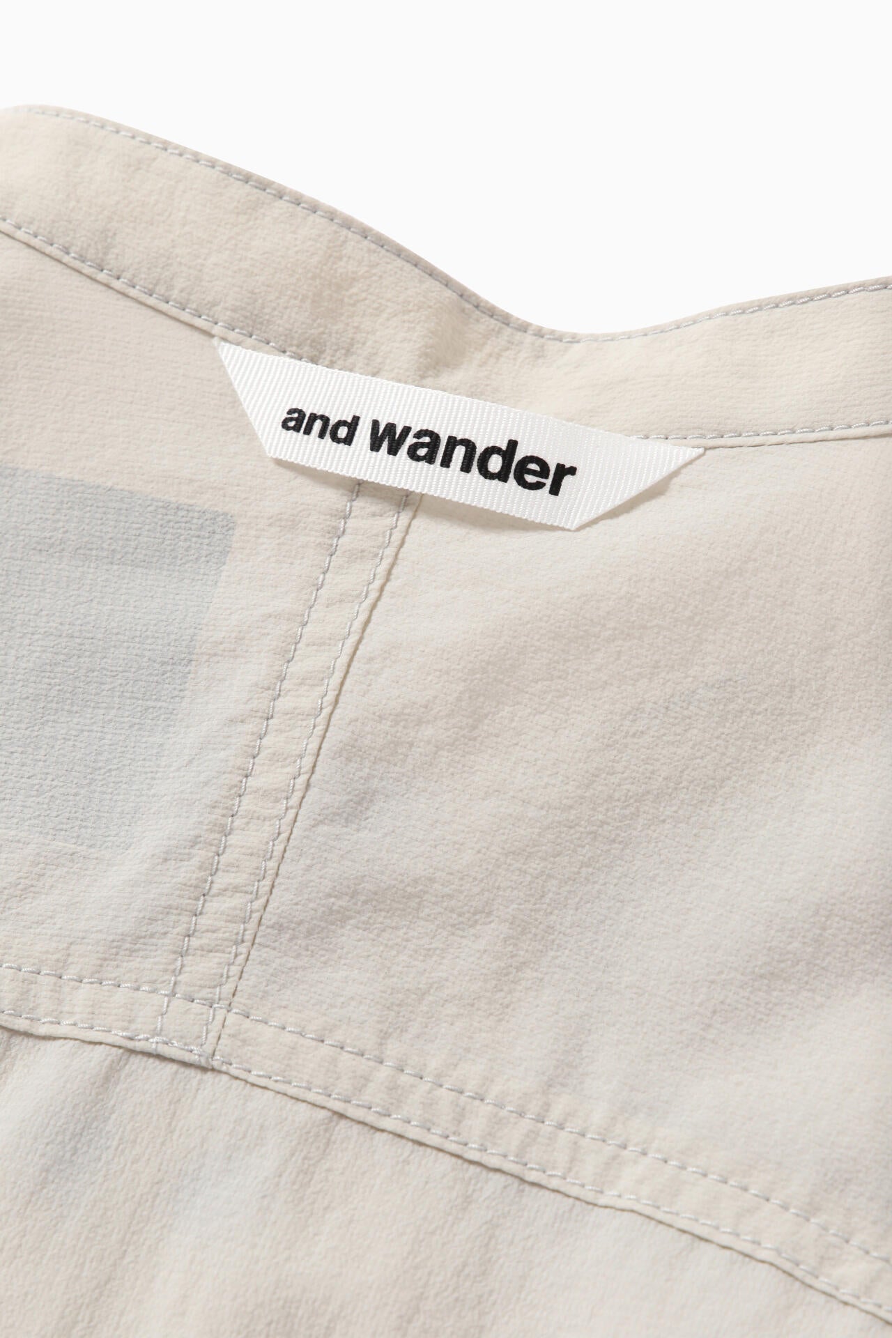 stretch rip band collar shirt