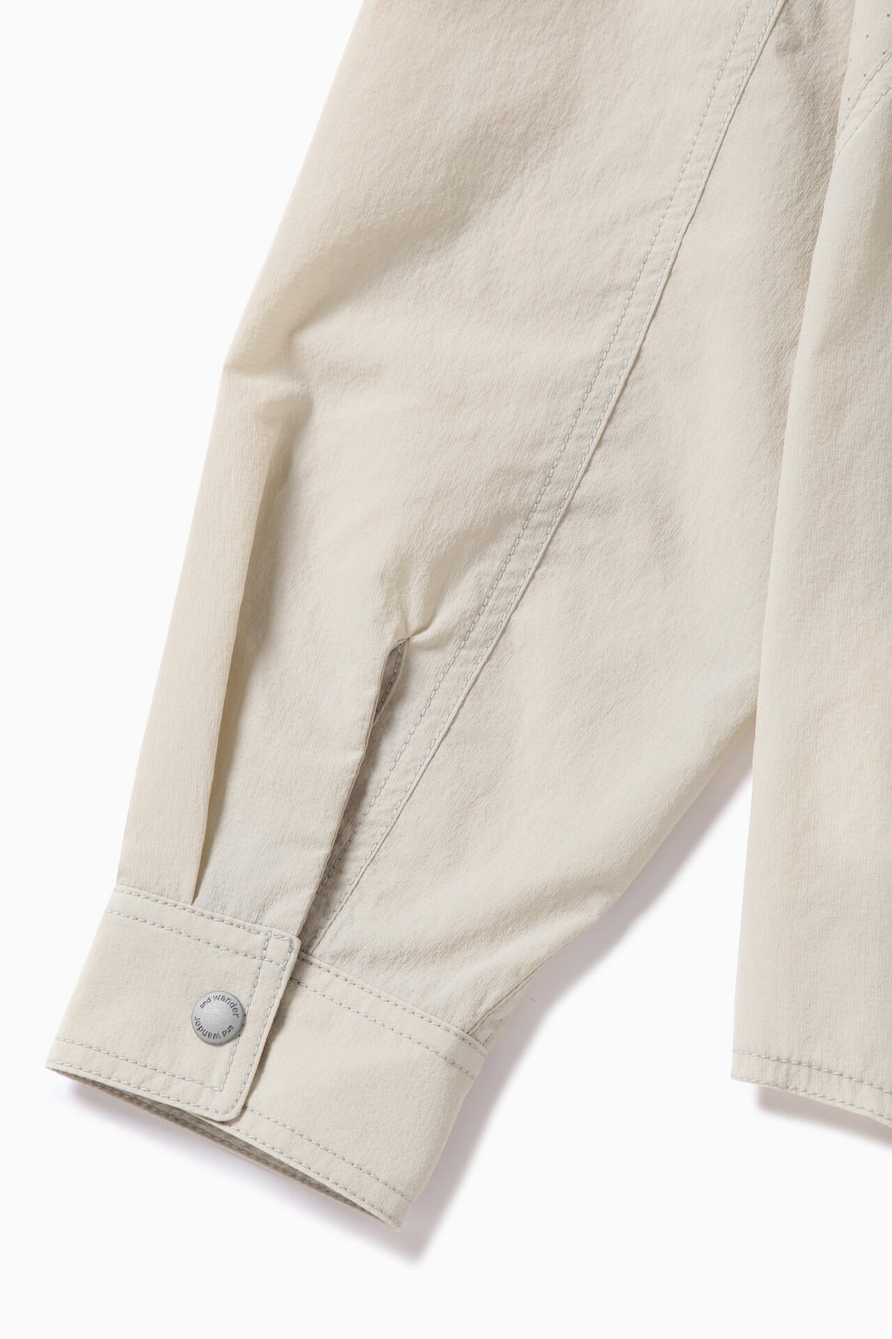 stretch rip band collar shirt