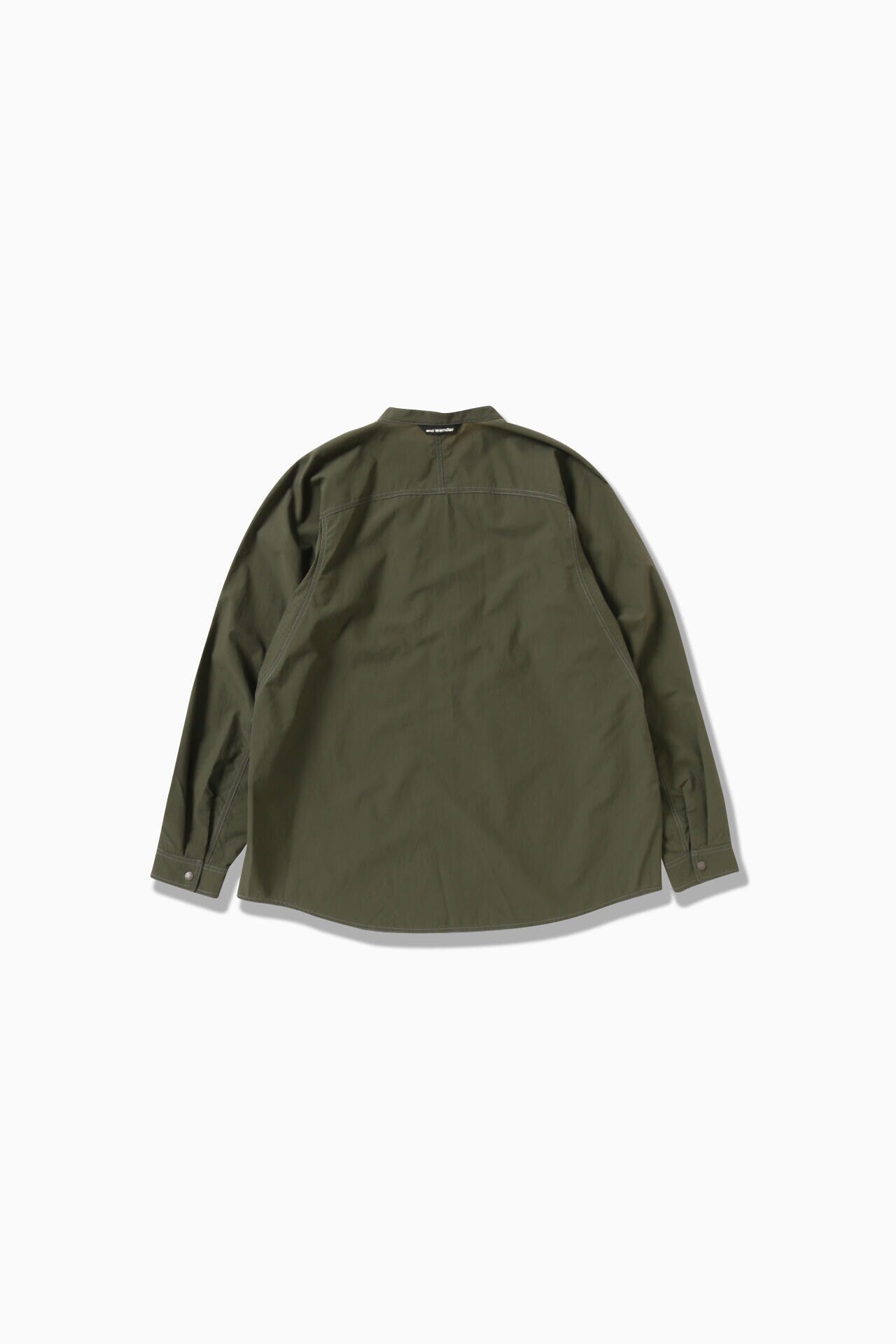 stretch rip band collar shirt
