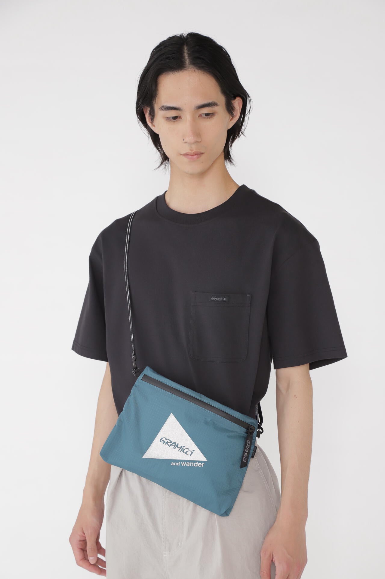 GRAMICCI × and wander nylon sacoche