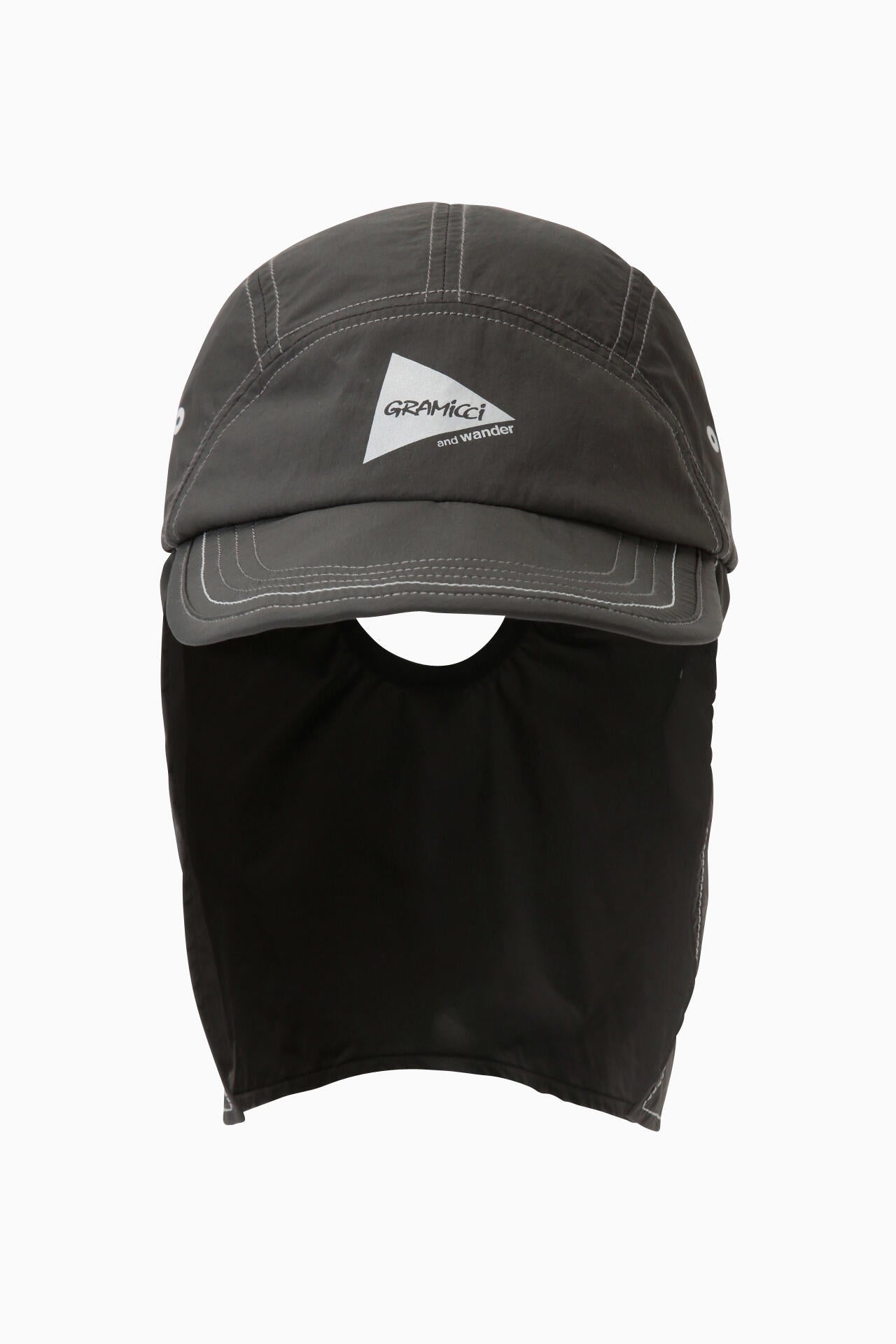 GRAMICCI × and wander brushed nylon sunshade cap