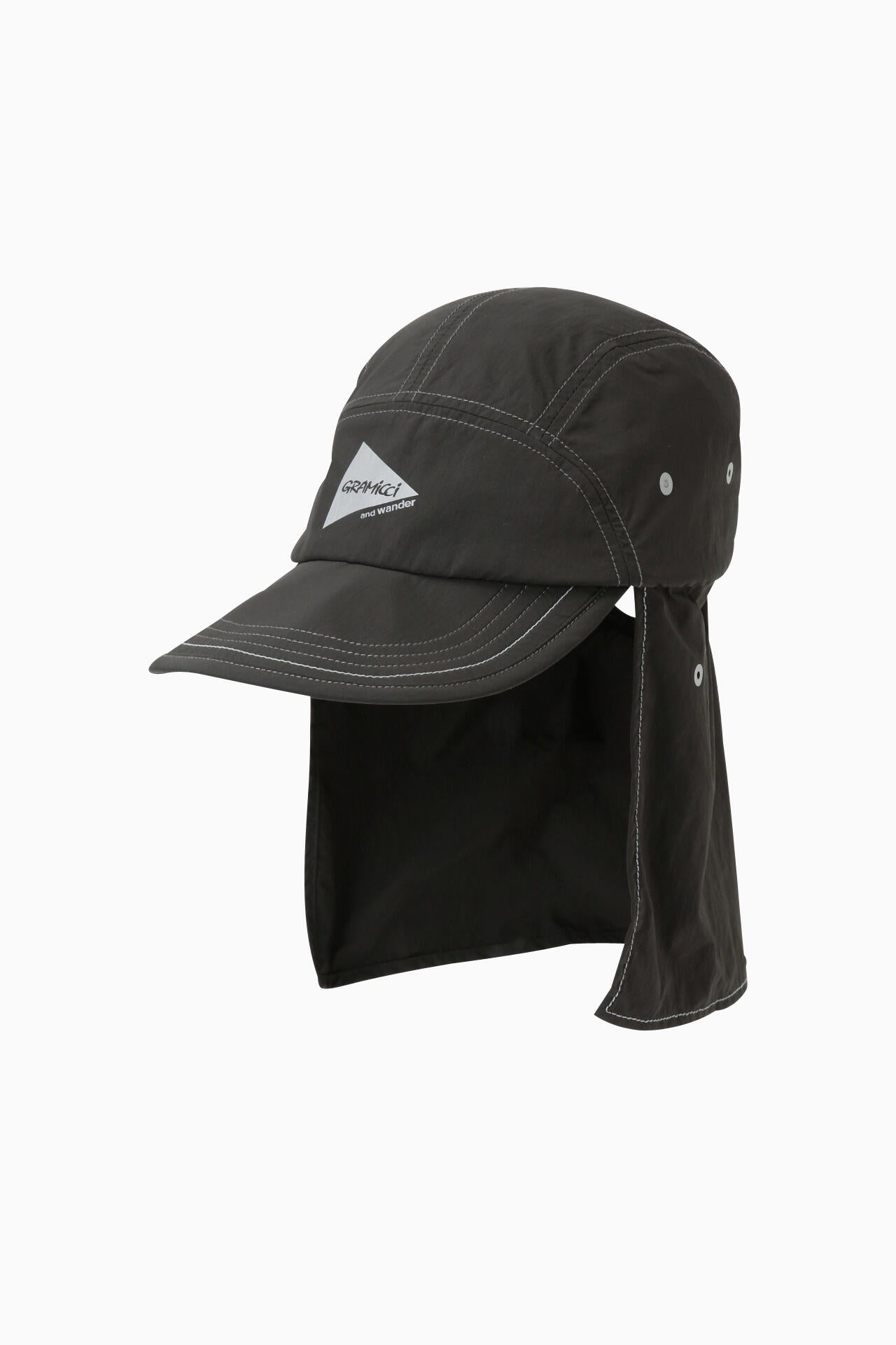 GRAMICCI × and wander brushed nylon sunshade cap