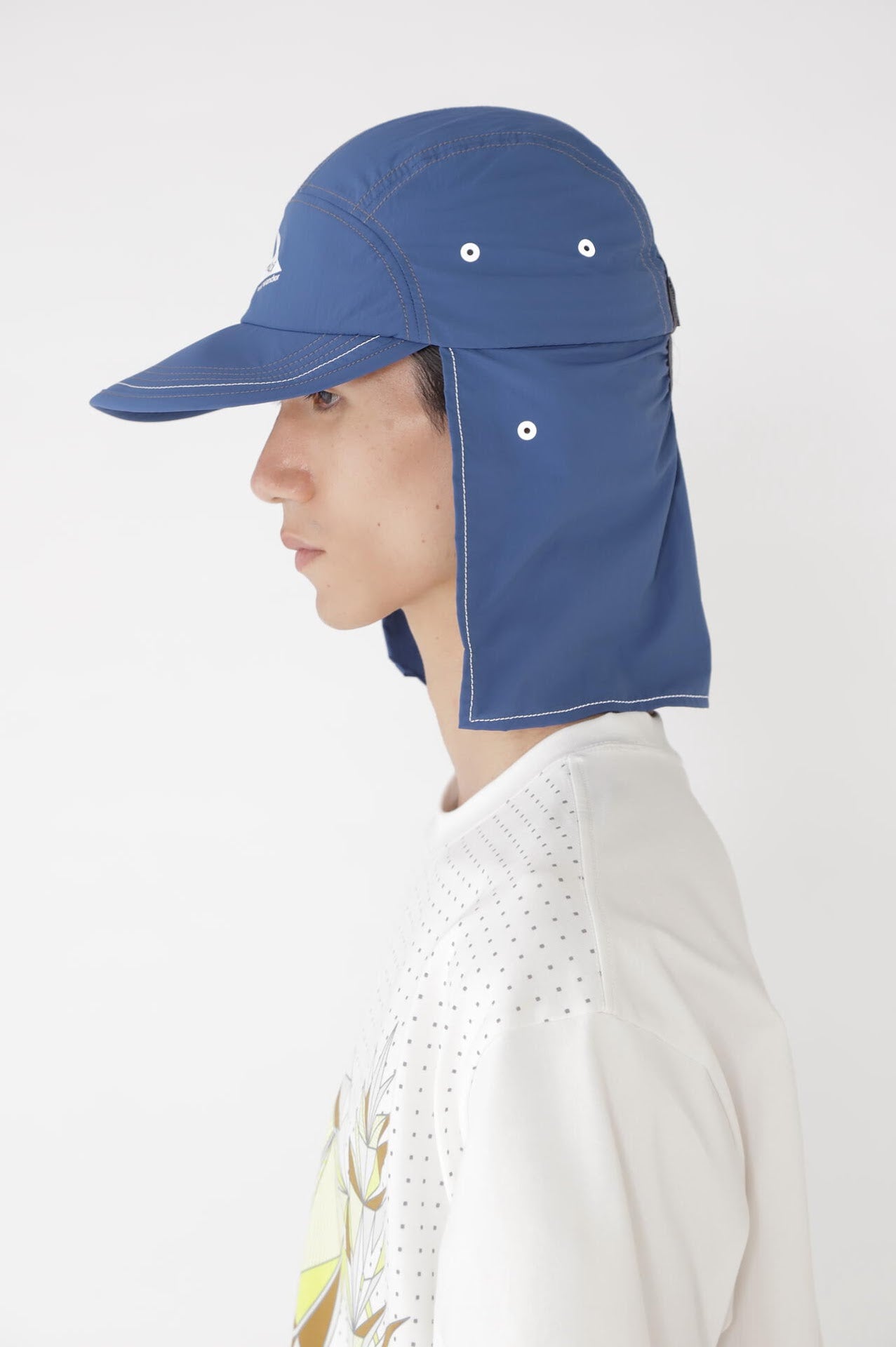 GRAMICCI × and wander brushed nylon sunshade cap