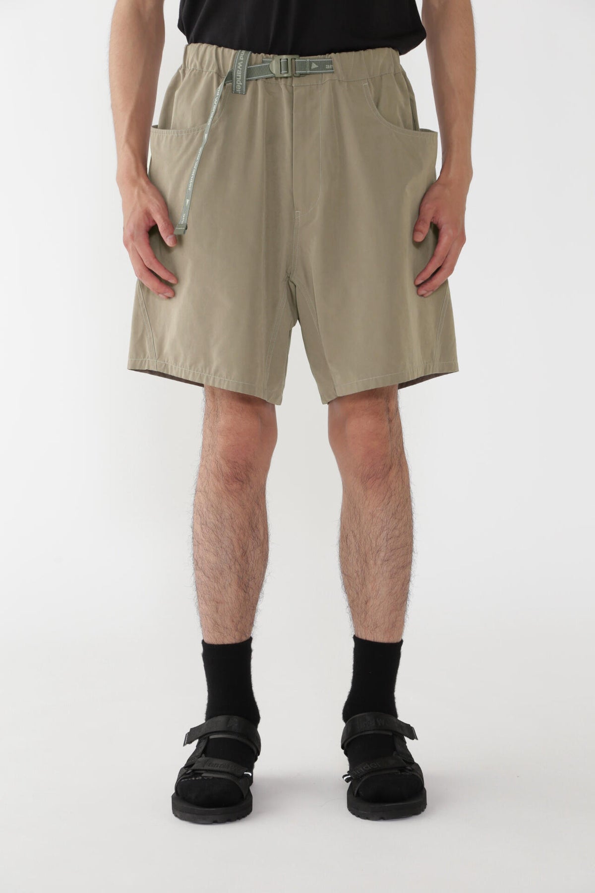 high count cloth short pants (M)