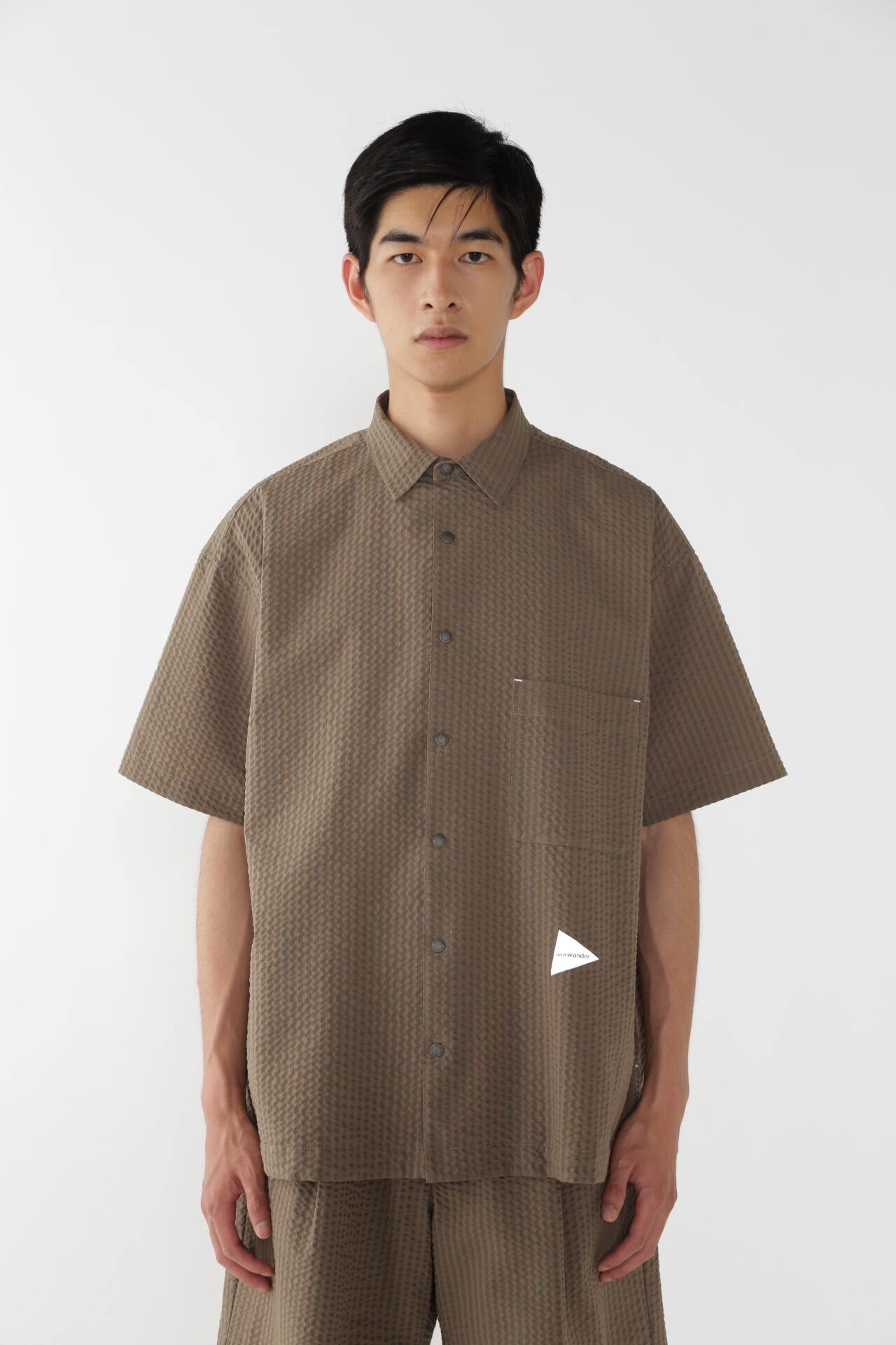 dry soft seersucker SS shirt